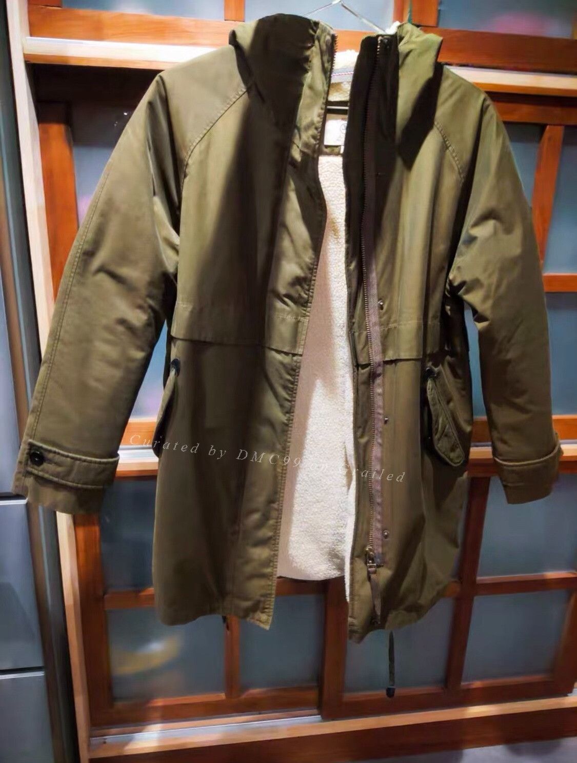 Aigle AIGLE Green Hooded Trench Coat Size S / US 4 / IT 40 - 1 Thumbnail