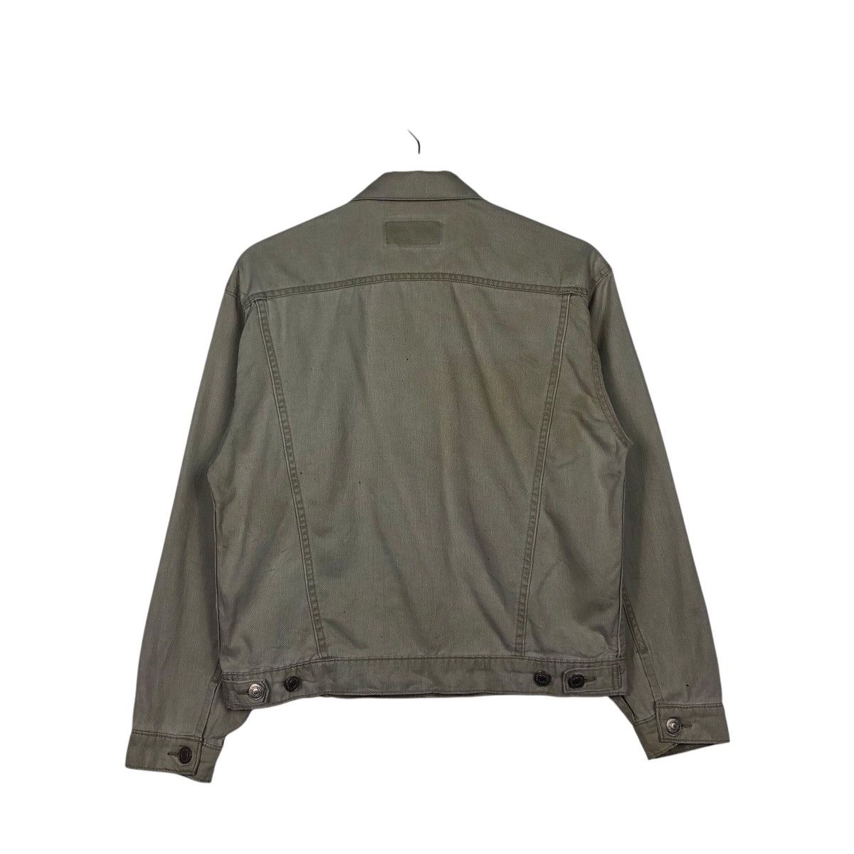 Levi's 📌Vintage Cropped Trucker Denim Biker Jacket Levi's Size US M / EU 48-50 / 2 - 9 Thumbnail