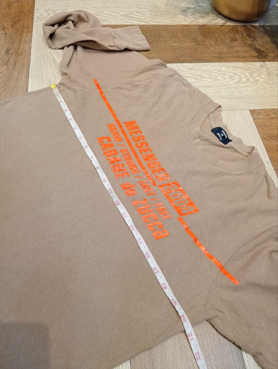 CABANE de ZUCCa CABANE DE ZUCCA ISSEY MIYAKE MESSENGER 2004 VINTAGE TSHIRT Size US M / EU 48-50 / 2 - 10 Thumbnail