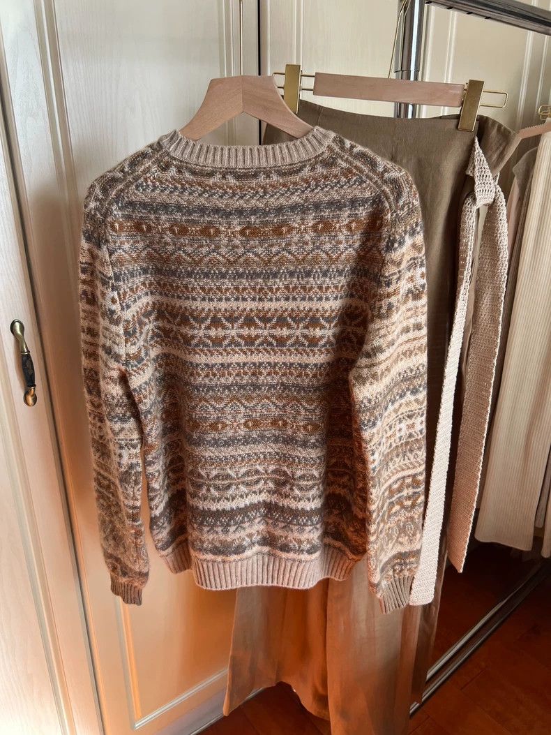 Loro Piana LORO PIANA Cashmere Fel Island sweaters Size S / US 4 / IT 40 - 2 Thumbnail