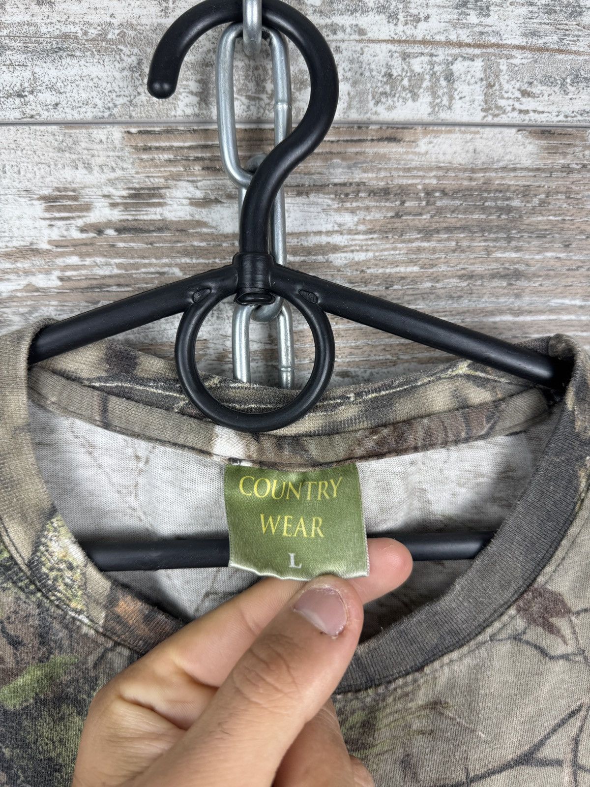 Vintage Vintage Real Tree T Shirt Large tee camo mens streetwear Size US L / EU 52-54 / 3 - 7 Thumbnail