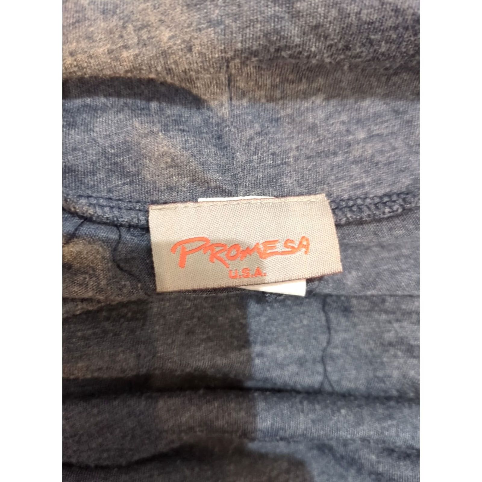 Vintage Promesa USA Skirt Gray Women's Size Small Midi Solid Pull On Pencil Size 28" / US 6 / IT 42 - 4 Thumbnail
