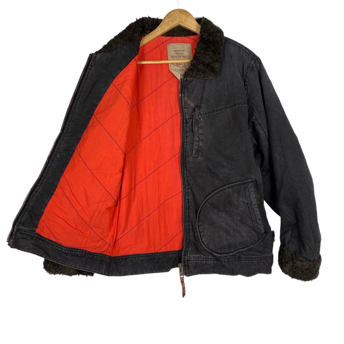 Japanese Brand VINTAGE BALL FUR COLLAR DETROIT JACKET Size US L / EU 52-54 / 3 - 15 Thumbnail