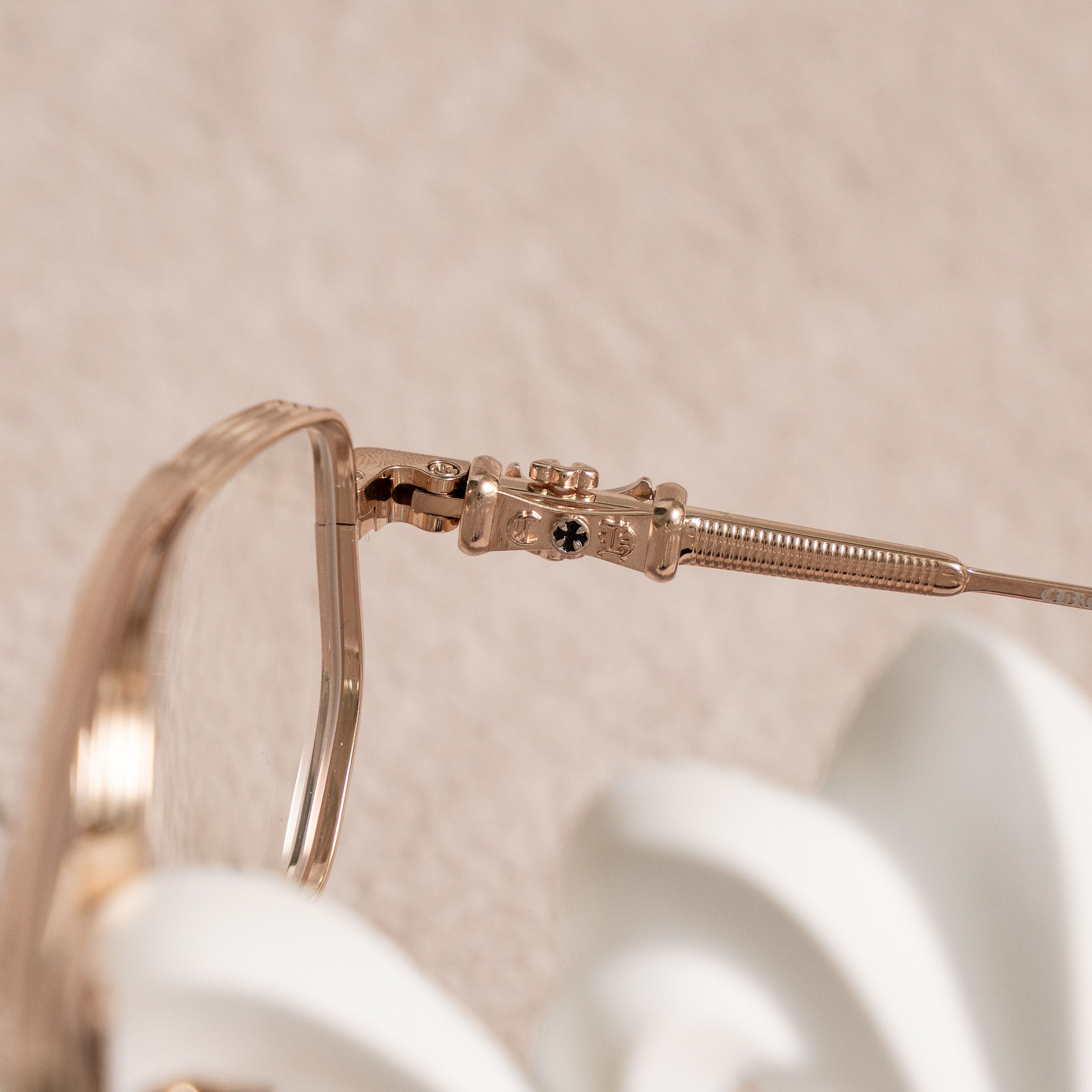 Chrome Hearts Chrome Hearts GUSHER Gold Plated Glasses Size ONE SIZE - 6 Thumbnail