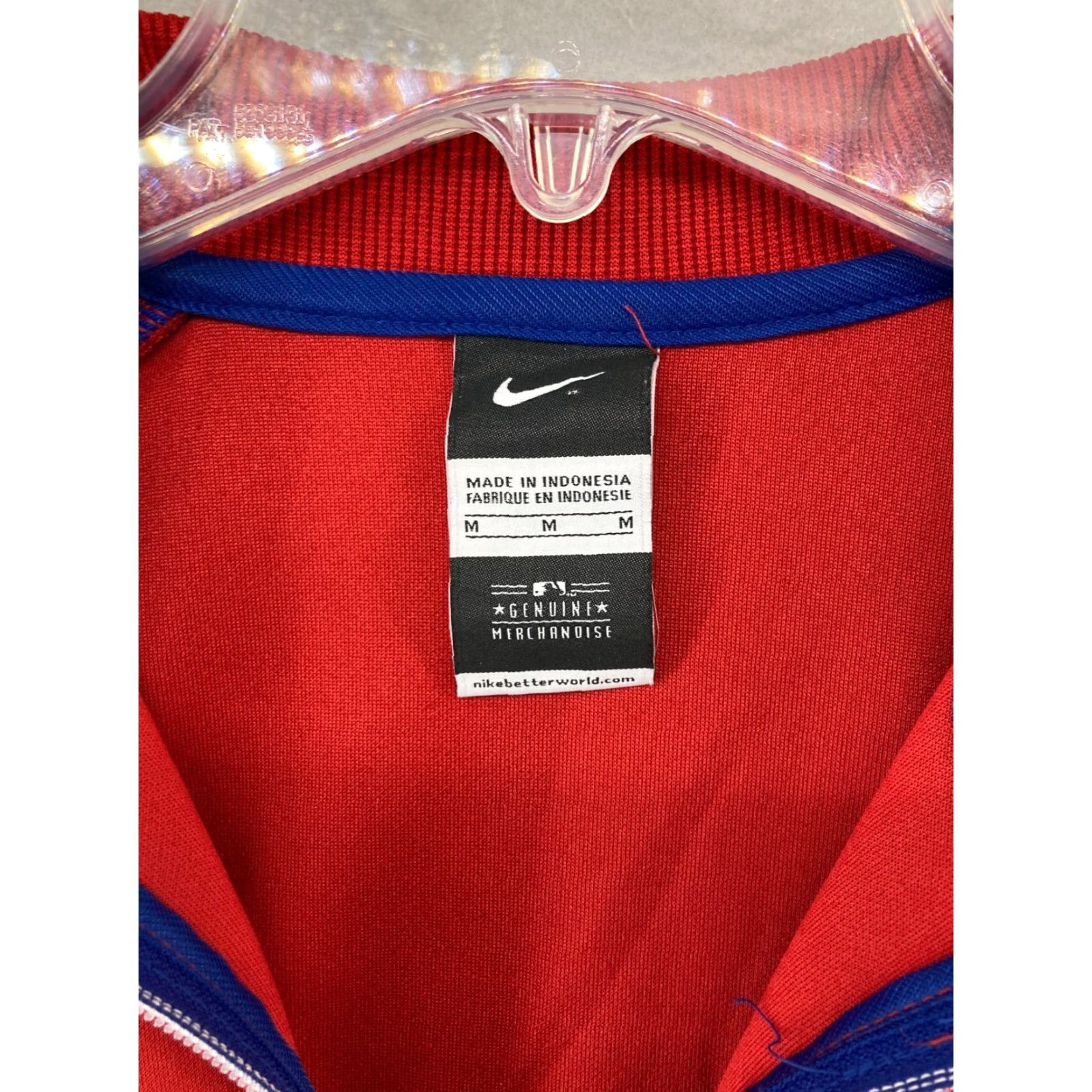 Nike Nike Jacket Women M Red Full Zip Swoosh Baseball Theme Athletic Nike Dri-FIT Size M / US 6-8 / IT 42-44 - 6 Thumbnail