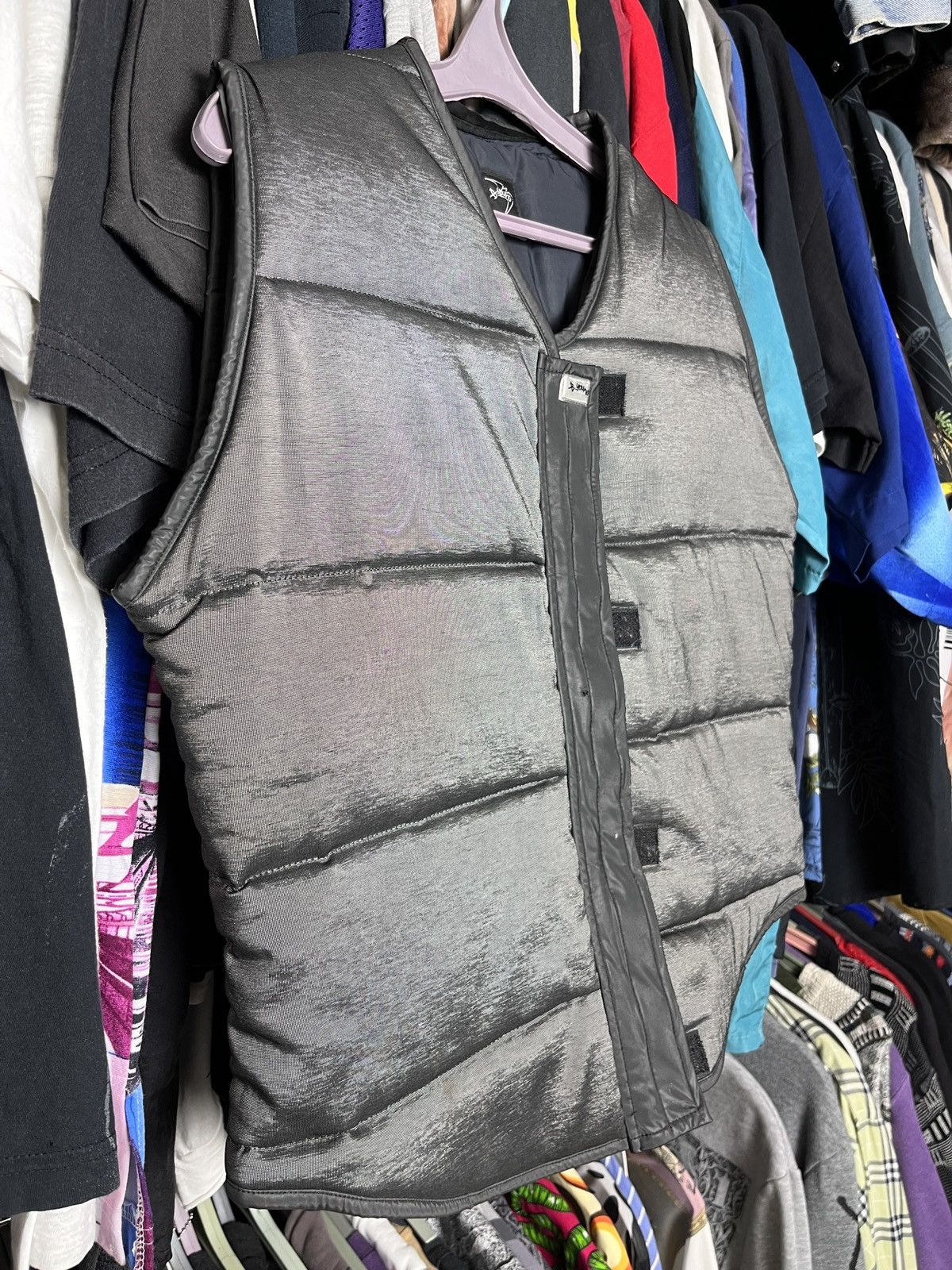 Vintage 1980s B.YOUNG MADE IN FRANCE AMAZING PUFF VEST - 2280 Size US M / EU 48-50 / 2 - 3 Thumbnail