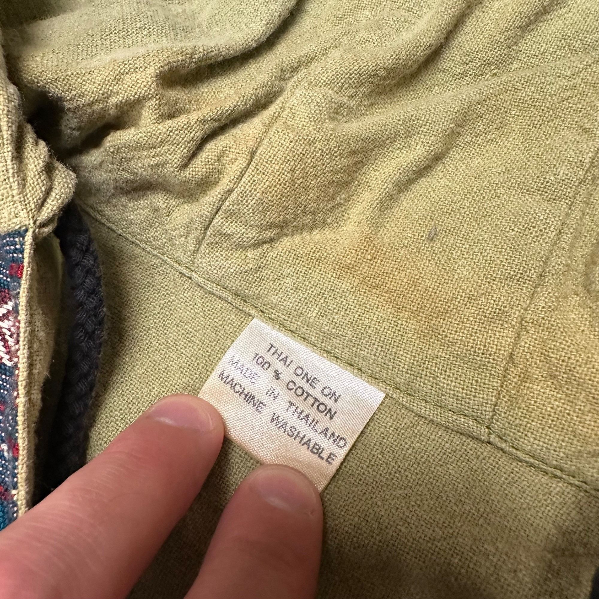 Vintage Vintage Unique Lightweight Cotton Anorak Pullover Jacket Size US L / EU 52-54 / 3 - 3 Thumbnail