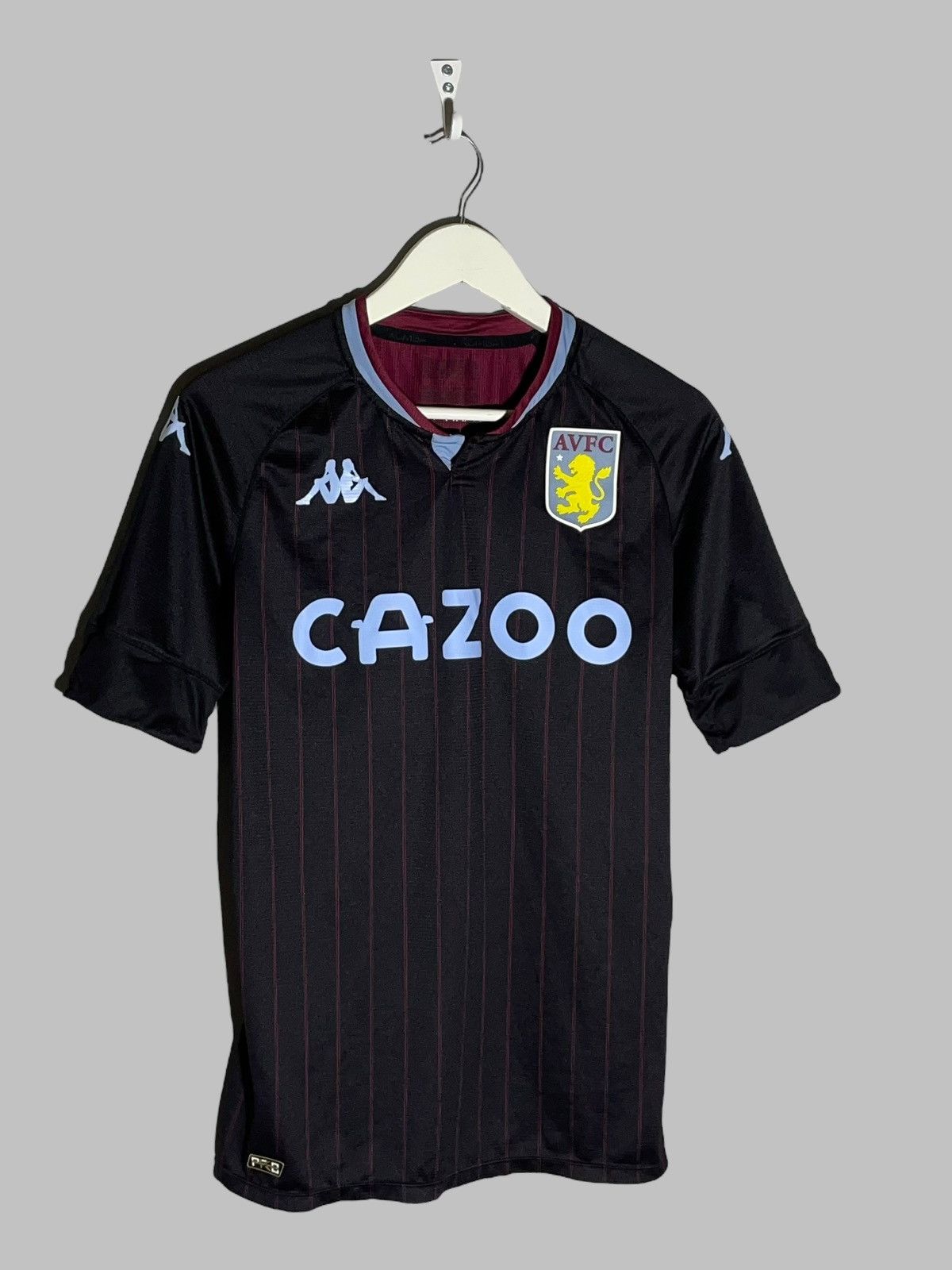 Kappa Aston Villa Kappa 2020/21 Away Football Shirt Soccer Jersey Size US S / EU 44-46 / 1 - 2 Thumbnail