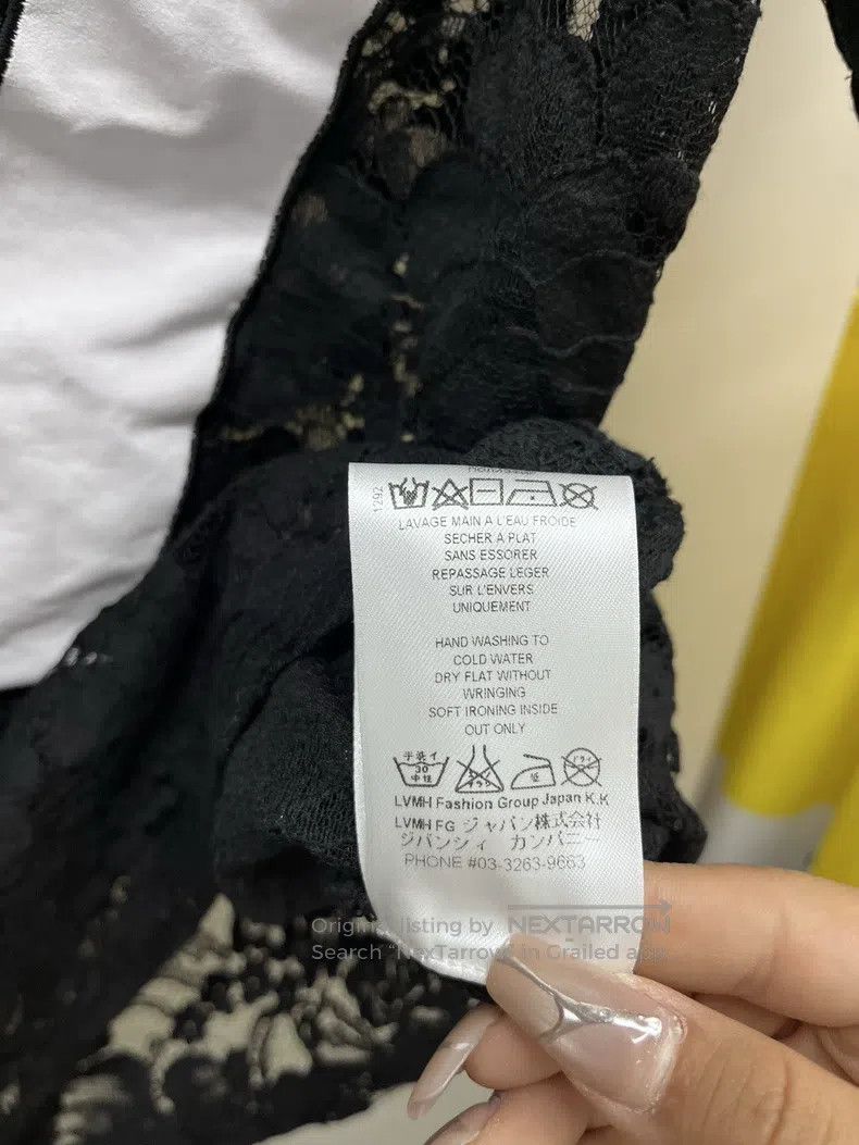 Givenchy Givenchy Size38 Pervert 17 Black Lace T-Shirt Size US M / EU 48-50 / 2 - 6 Thumbnail