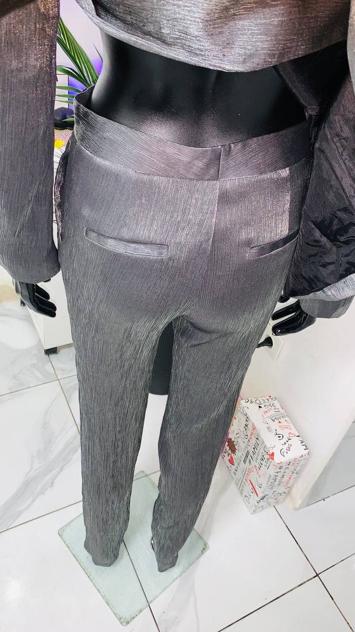 zara silver metallic blazer dress ZARA METALLIC BLAZER DRESS SILVER SIZE S REF. 8570/560 BLOGGERS FAVORITE