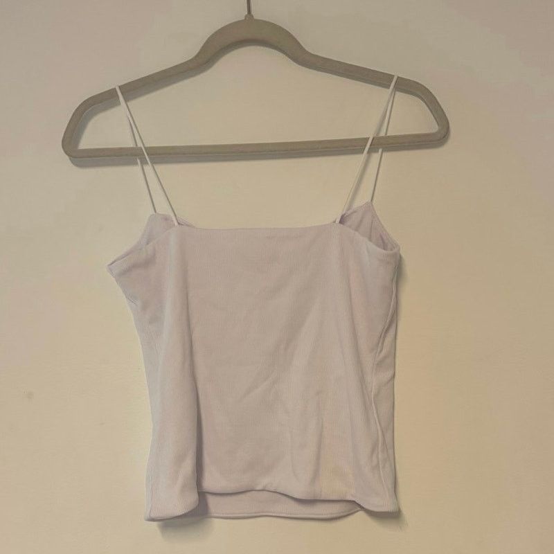 Madewell NWT Madewell Squareneck Tank Top In White Size Large Size L / US 10 / IT 46 - 7 Thumbnail