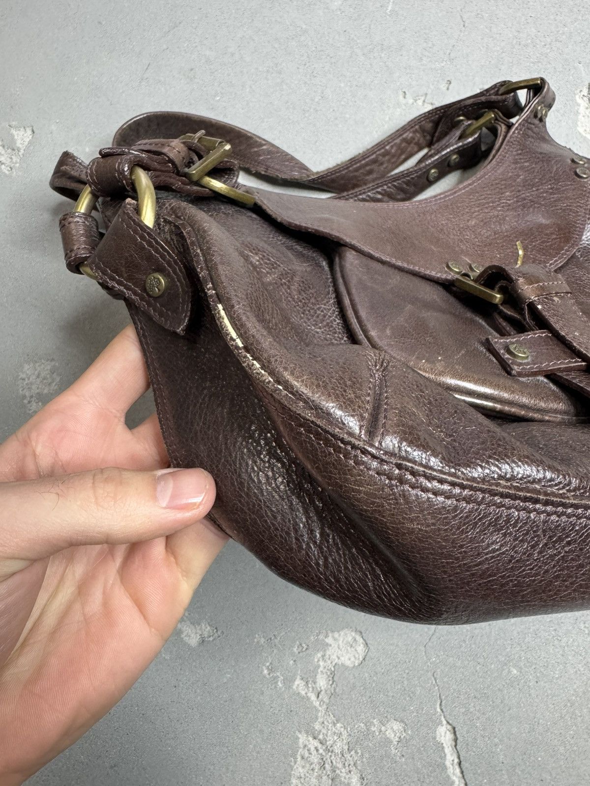 Leather Vintage Mulberry Bag Leather Made in England Size ONE SIZE - 5 Thumbnail