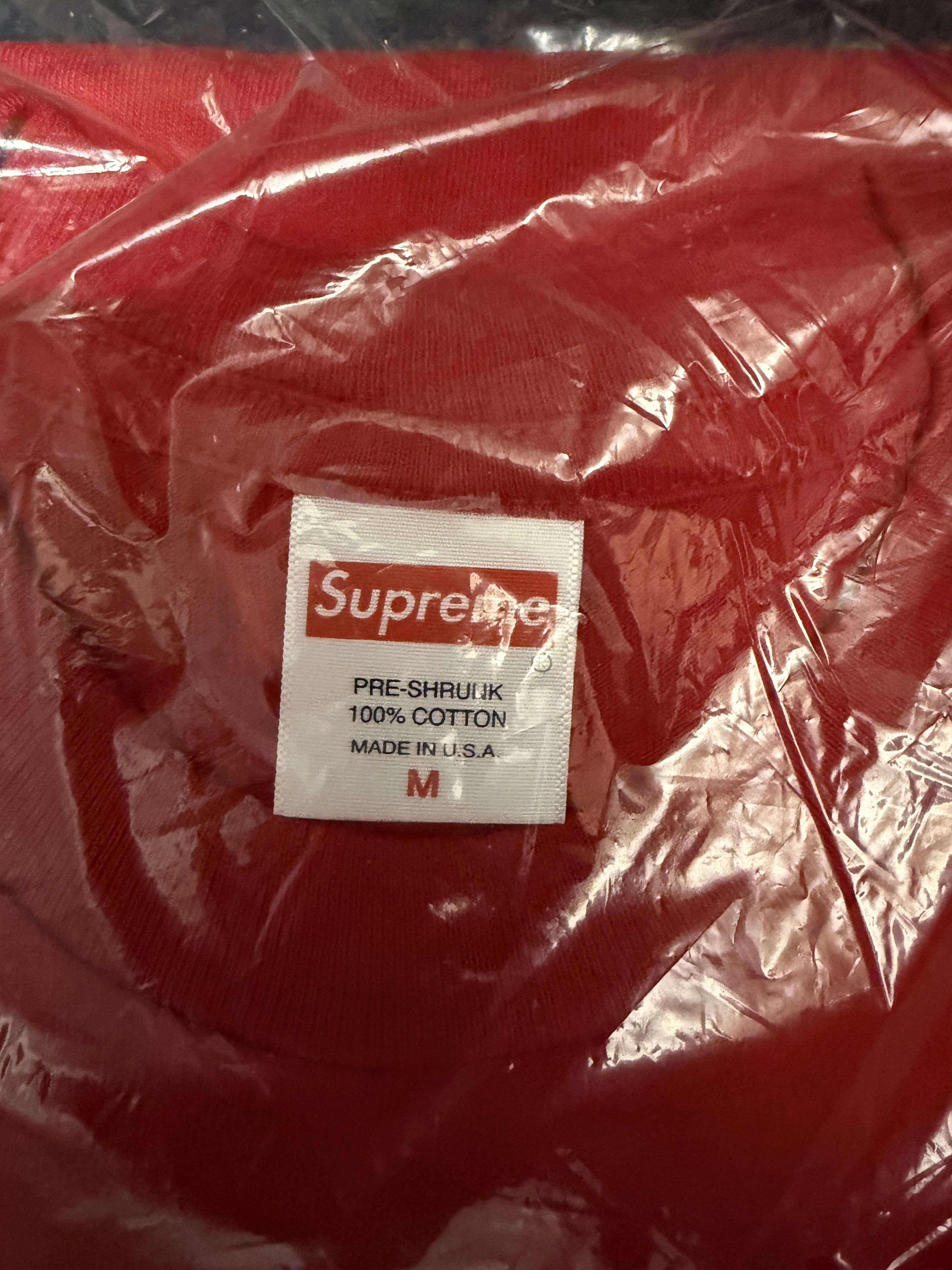 Supreme the Supreme Nan Goldin Kim in Rhinestone Tee Red Size US M / EU 48-50 / 2 - 2 Thumbnail