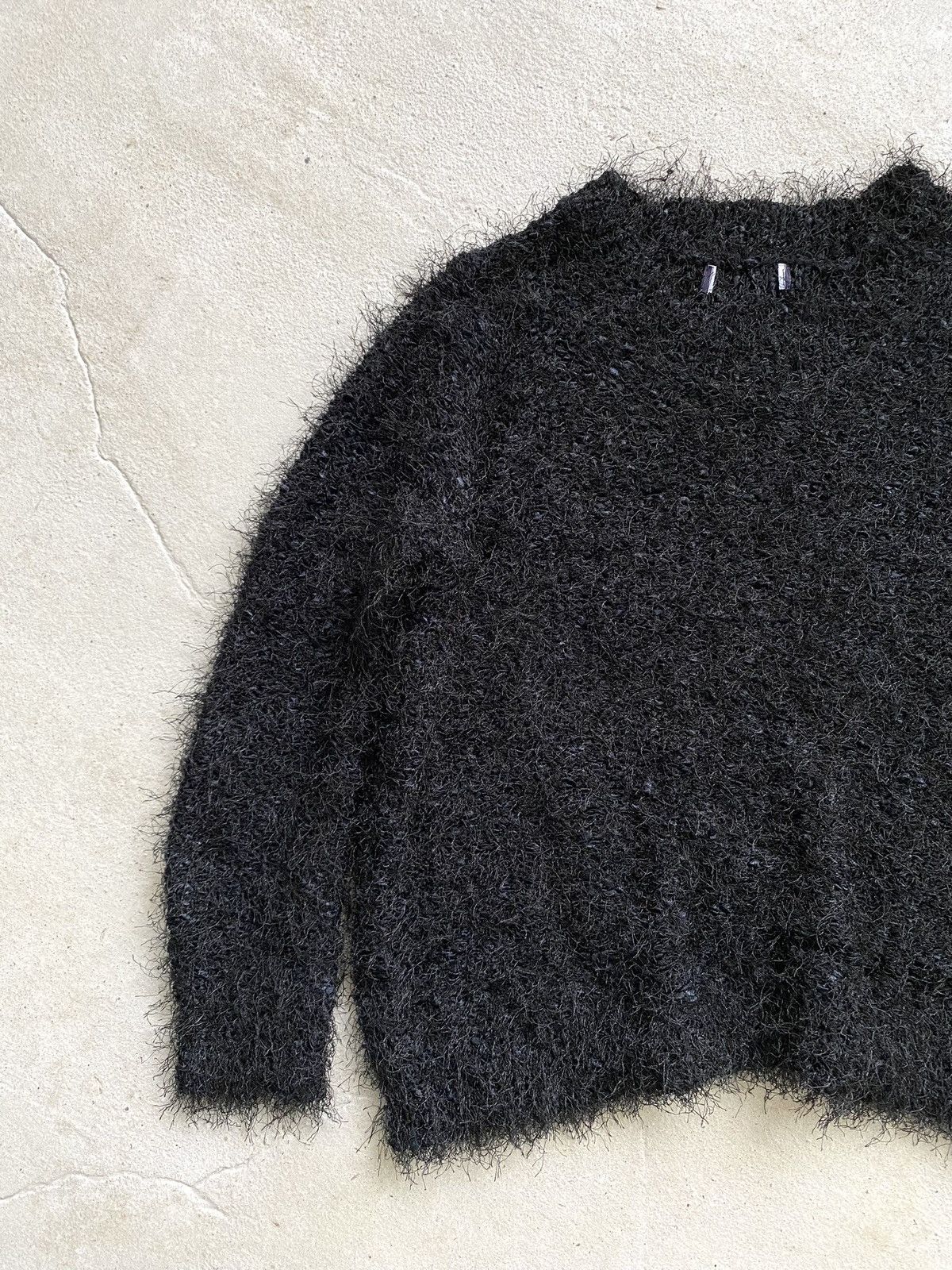 Japanese Brand × Vintage 🕷️ Vintage Japanese Mohair Style Fuzzy Sweater Size S / US 4 / IT 40 - 2 Thumbnail