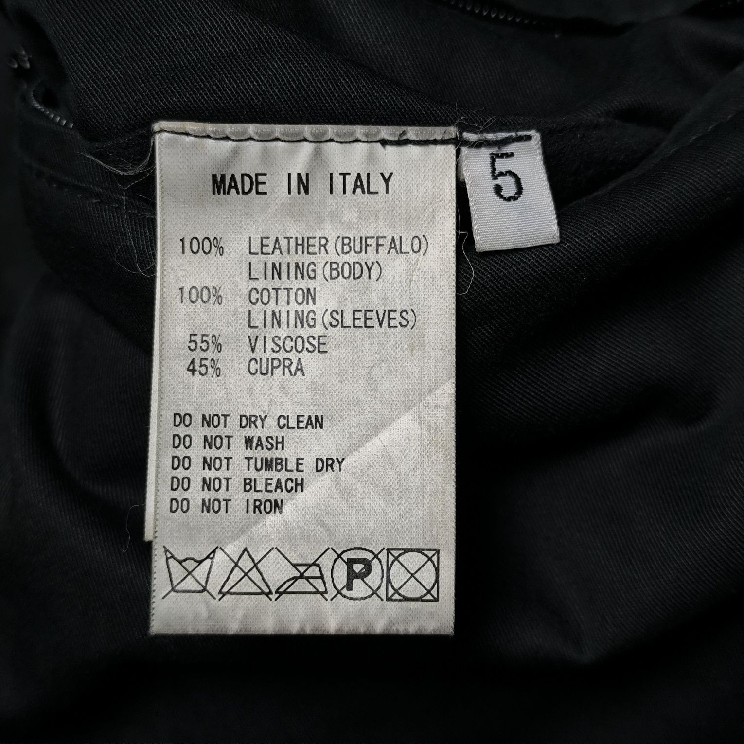 Yohji Yamamoto Yohji Yamamoto Vintage Buffalo Leather Jacket Size US XL / EU 56 / 4 - 6 Thumbnail