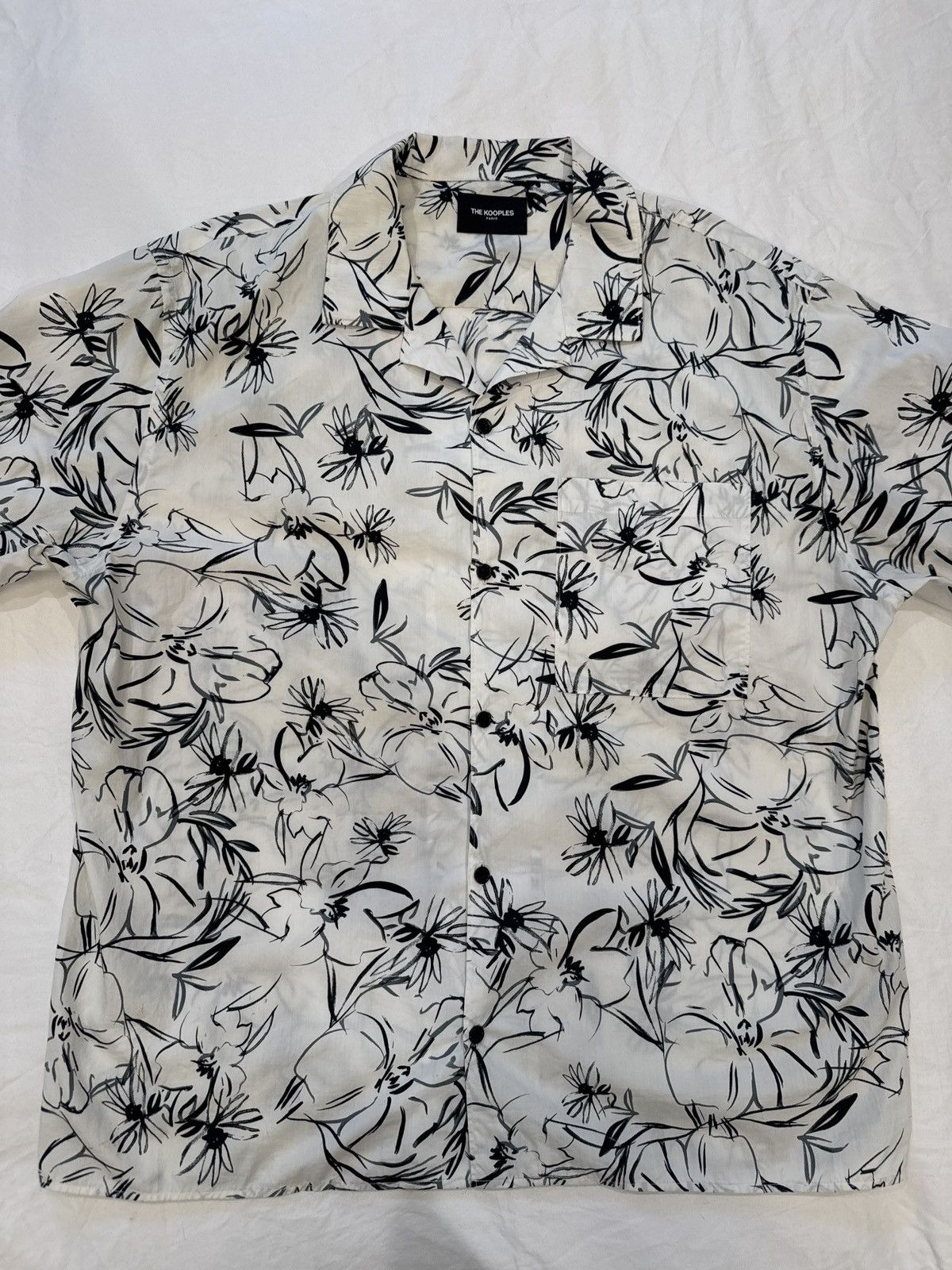 The Kooples The Kooples Printed Button up short sleeved Shirt Size US L / EU 52-54 / 3 - 2 Thumbnail