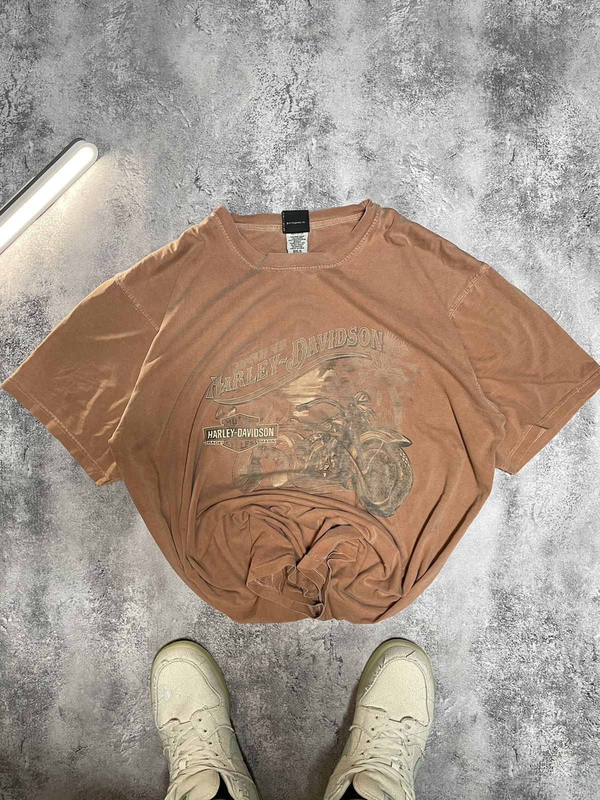Harley Davidson Vtg Y2K 2000 HD Orlando FL Dbl-Sided Biker Grphc Tee Size US XXL / EU 58 / 5 - 8 Thumbnail