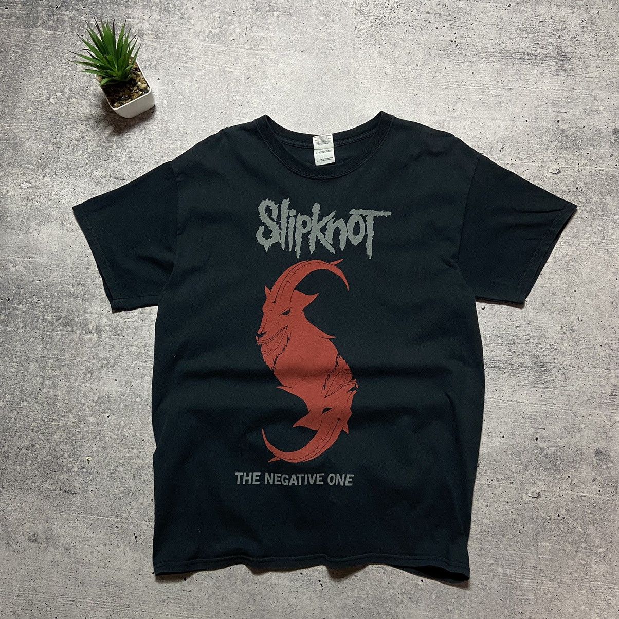 Band Tees × Slipknot × Vintage 📌 Vintage Slipknot 2014 Band T-Shirt Size US L / EU 52-54 / 3 - 1 Thumbnail