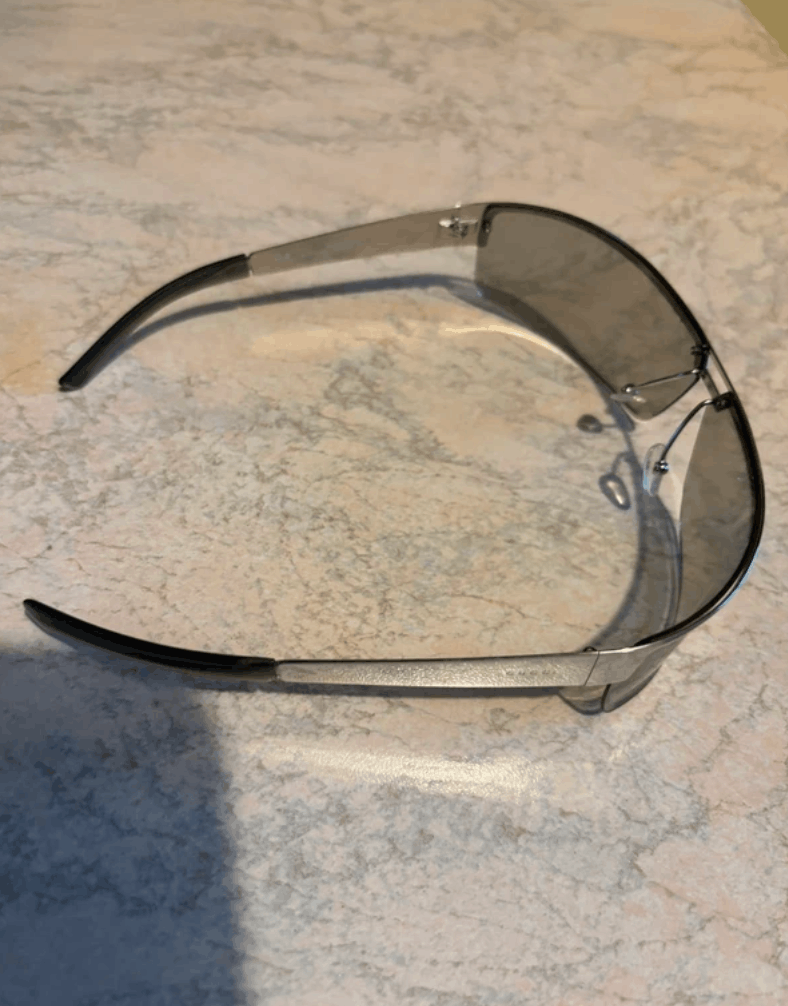 Gucci GUCCI Sunglasses Shield Rimless Wrap GG Vintage Size ONE SIZE - 5 Thumbnail