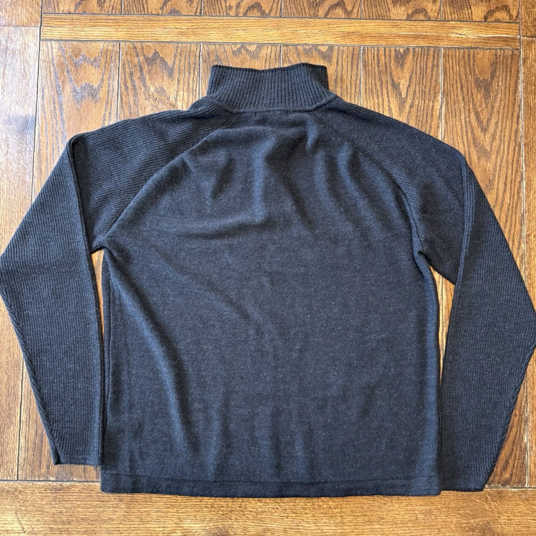 Smartwool Smartwool Mens 1/4 Button Sweater Size XL 100% Merino Wool Black Size US XL / EU 56 / 4 - 5 Thumbnail