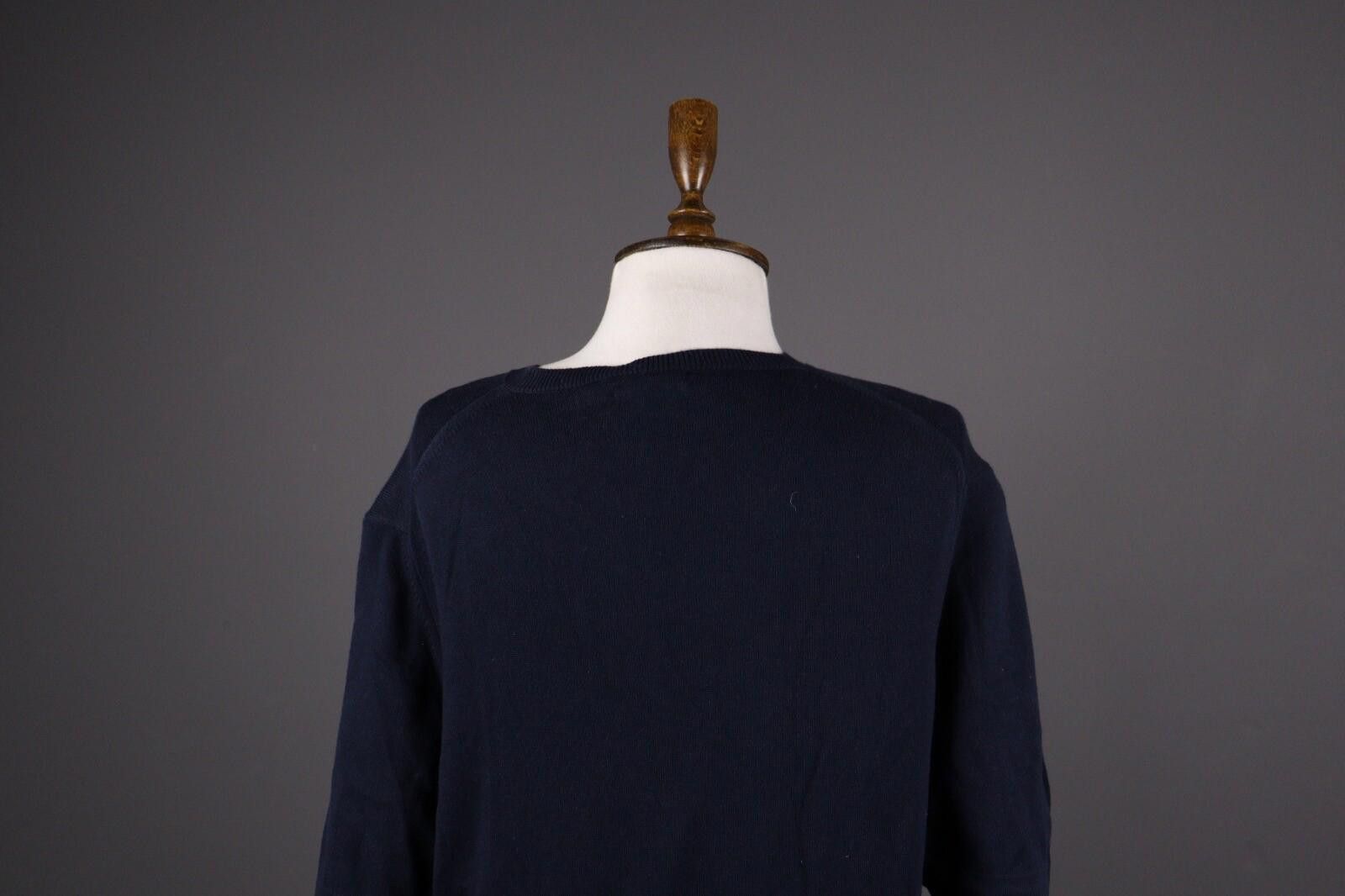 Designer Burberry London Blue Cotton Knit Short Sleeve Sweater Size M Size M / US 6-8 / IT 42-44 - 7 Thumbnail