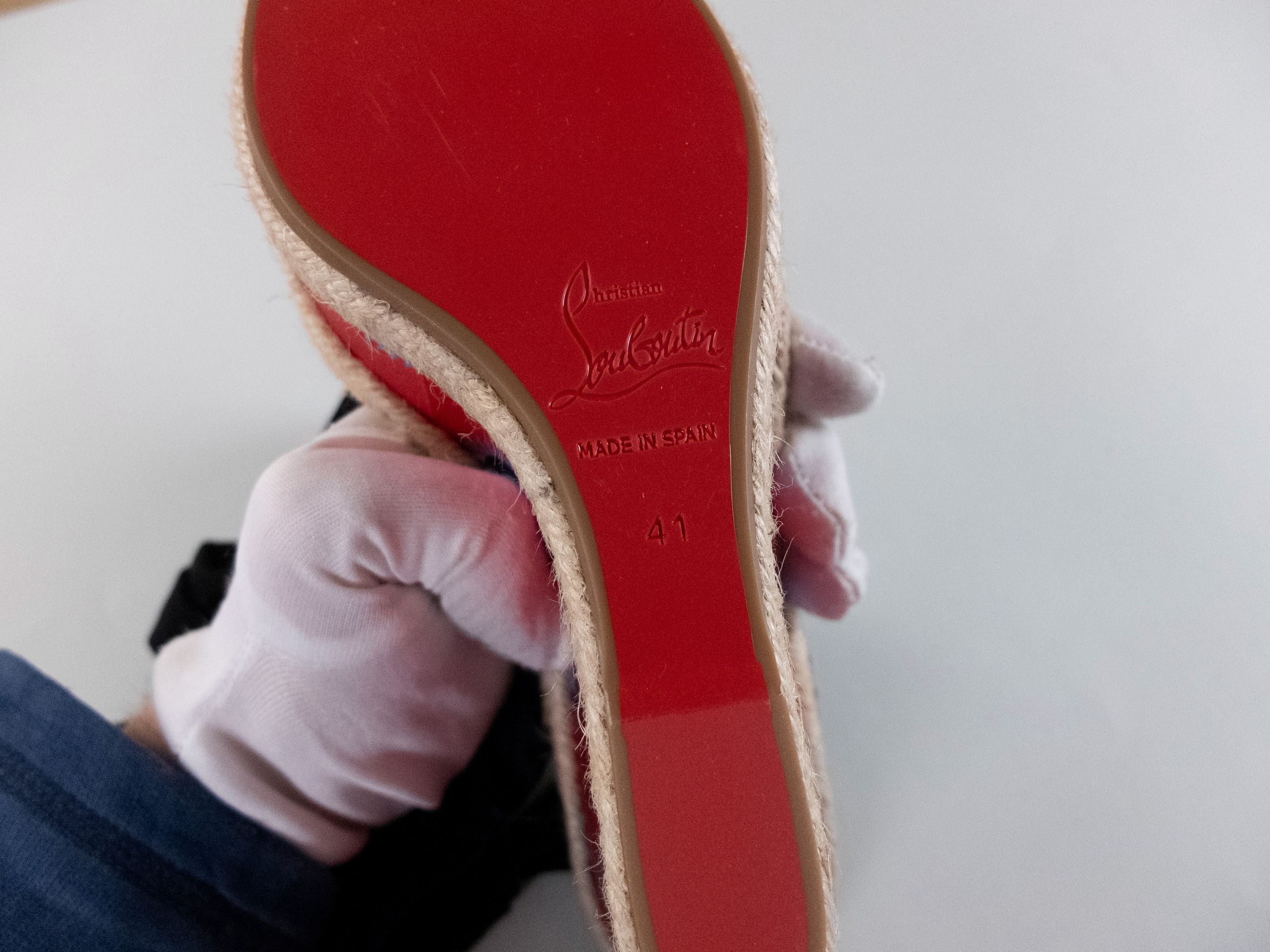 Christian Louboutin CHRISTIAN LOUBOUTIN Athina Cyclades espadrille sandals 11 Size US 11 / IT 41 - 9 Thumbnail