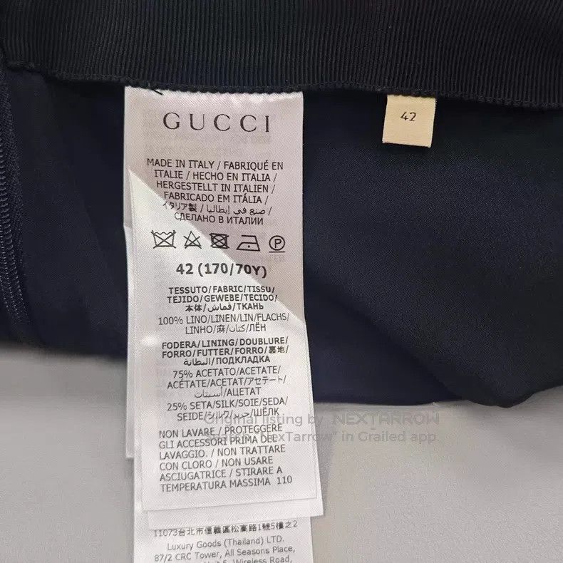 Gucci Gucci Black and white thousand-bird glass gold buckle line Size 27" / US 4 / IT 40 - 6 Thumbnail
