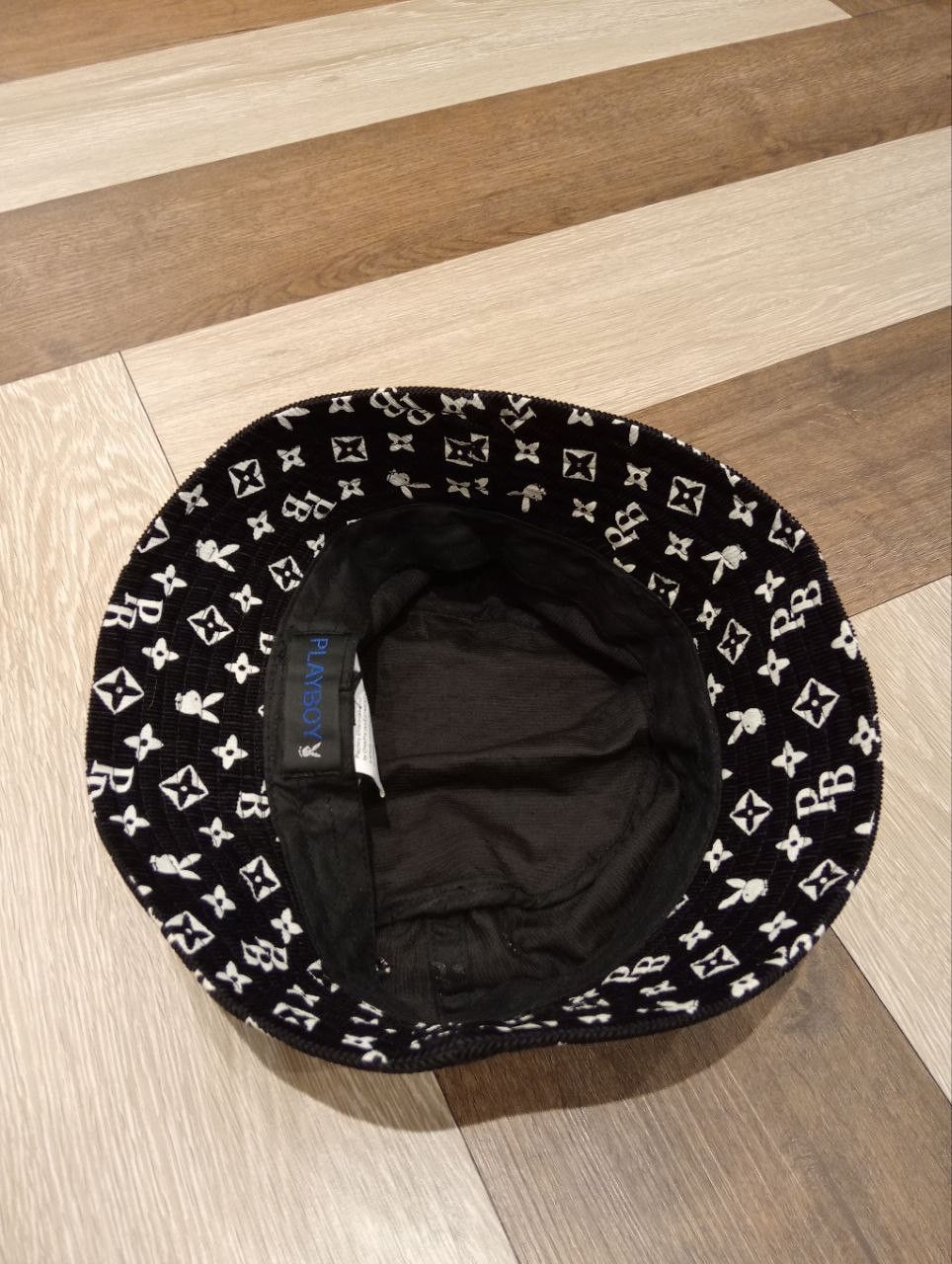 Playboy PLAYBOY MONOGRAM CORDUROY BUCKET HAT Size ONE SIZE - 8 Thumbnail
