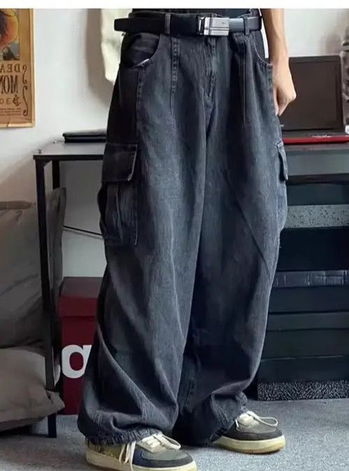 Japanese Brand Midori x Nana Japstyle Street Baggy Jeans Size US 34 / EU 50 - 8 Thumbnail