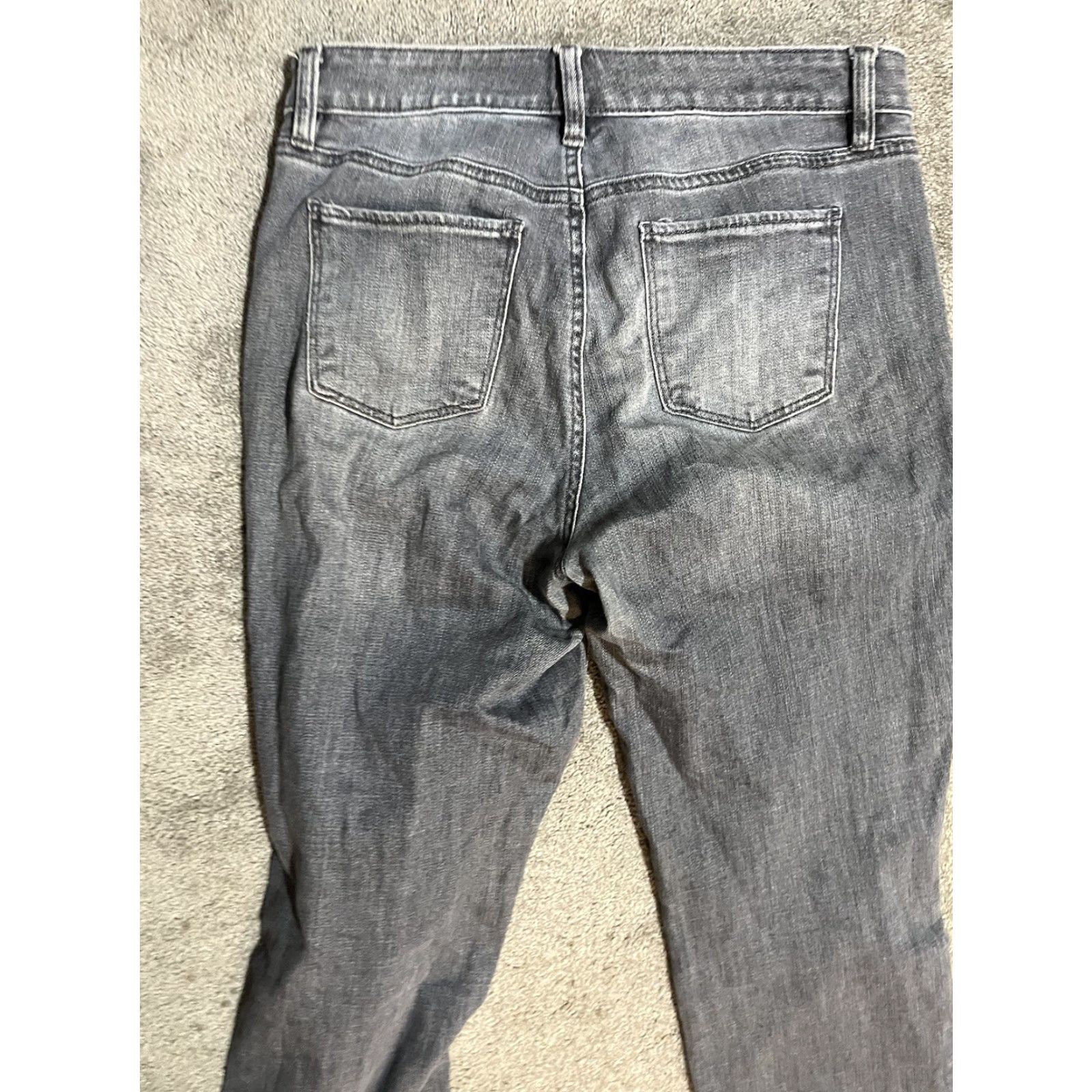 Talbots Talbots Jeans Womens Sz 6 Gray Five Pocket Slim Ankle Curvy Size 28" / US 6 / IT 42 - 4 Thumbnail