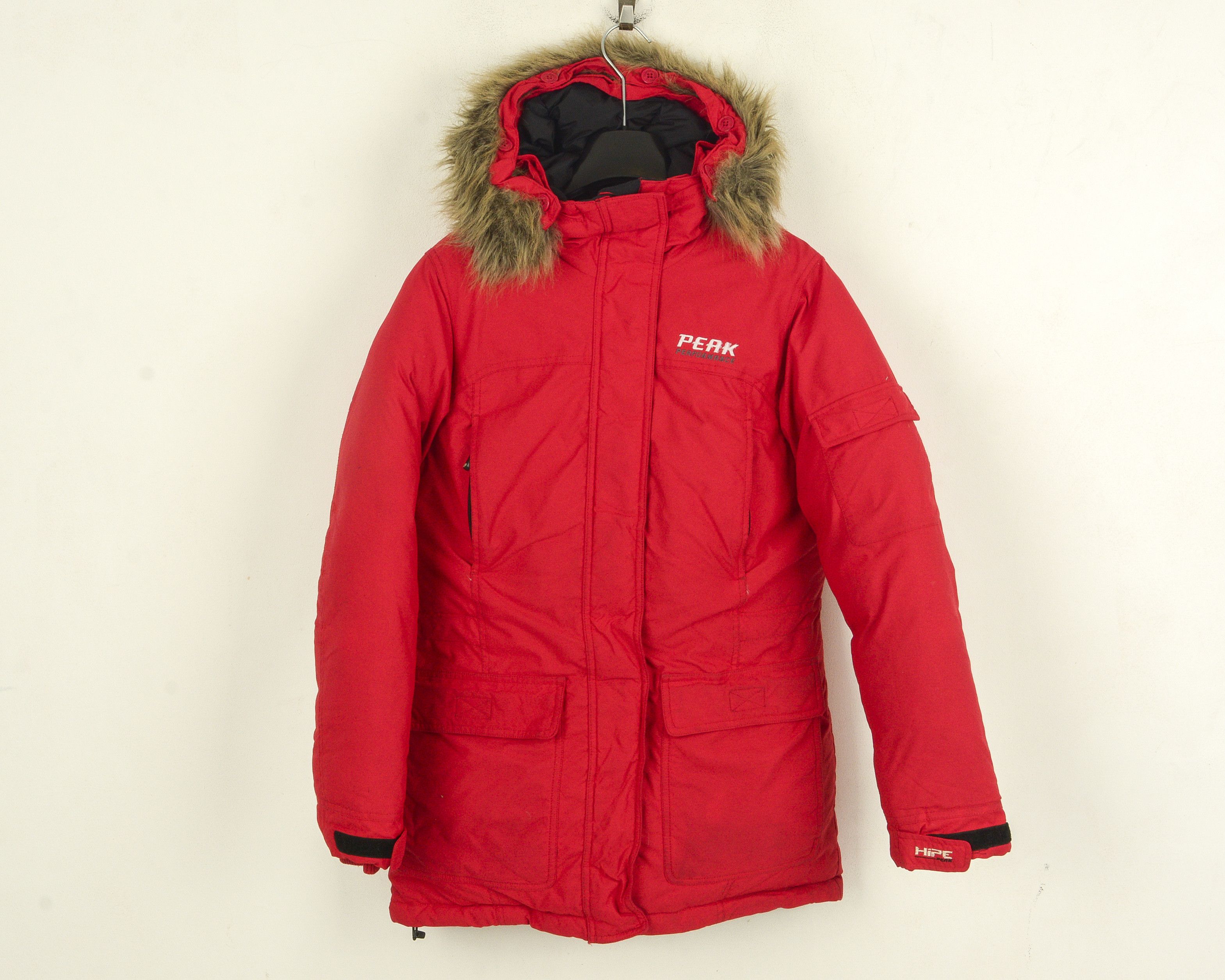 Peak Performance 'S W D Parka' S Goose Down Jacket Padded Coat Puffer Red Size S / US 4 / IT 40 - 1 Thumbnail