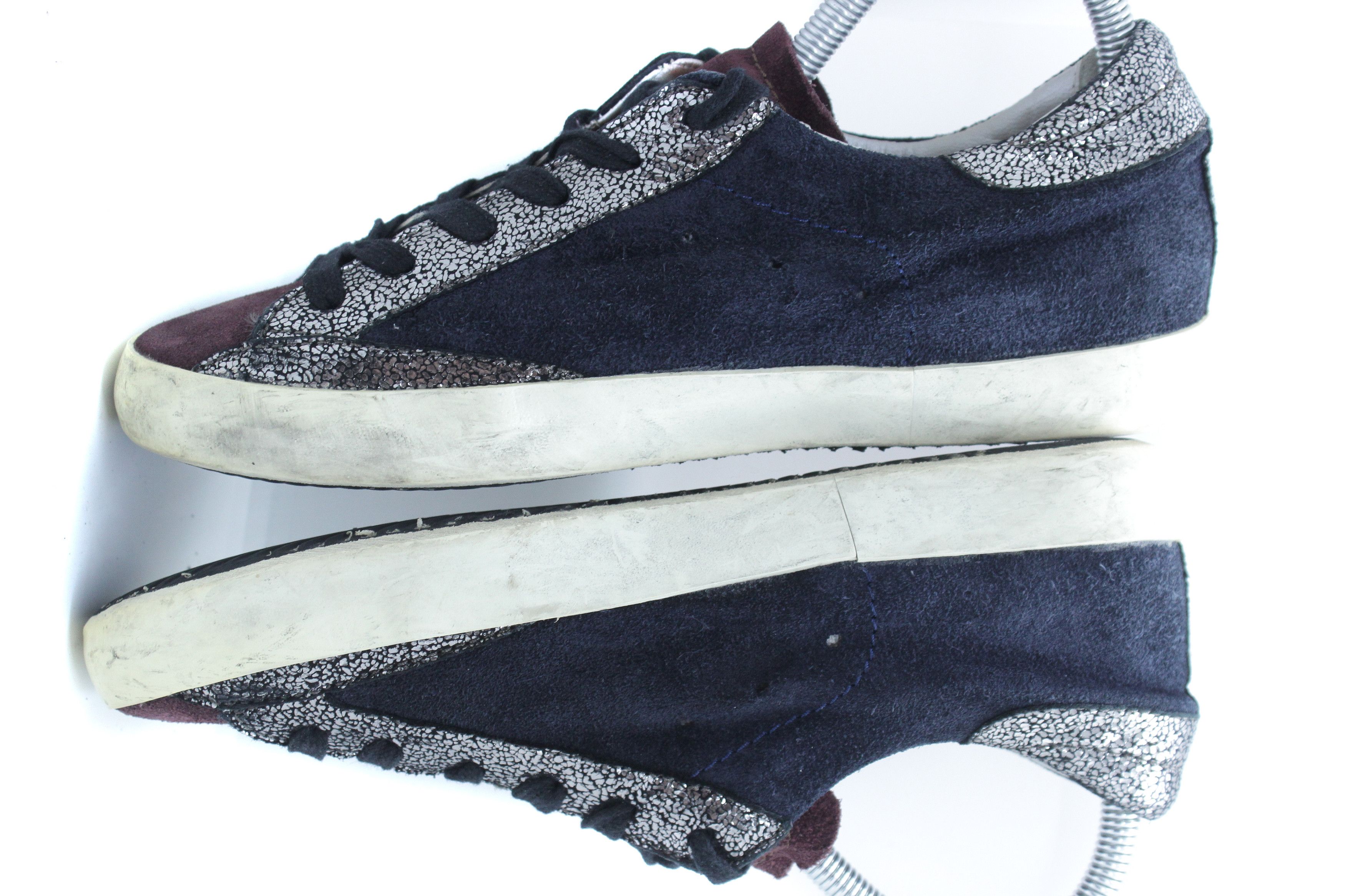 Philippe Model PRSX Grunge Shine Suede Sneakers Size US 7 / IT 37 - 6 Thumbnail