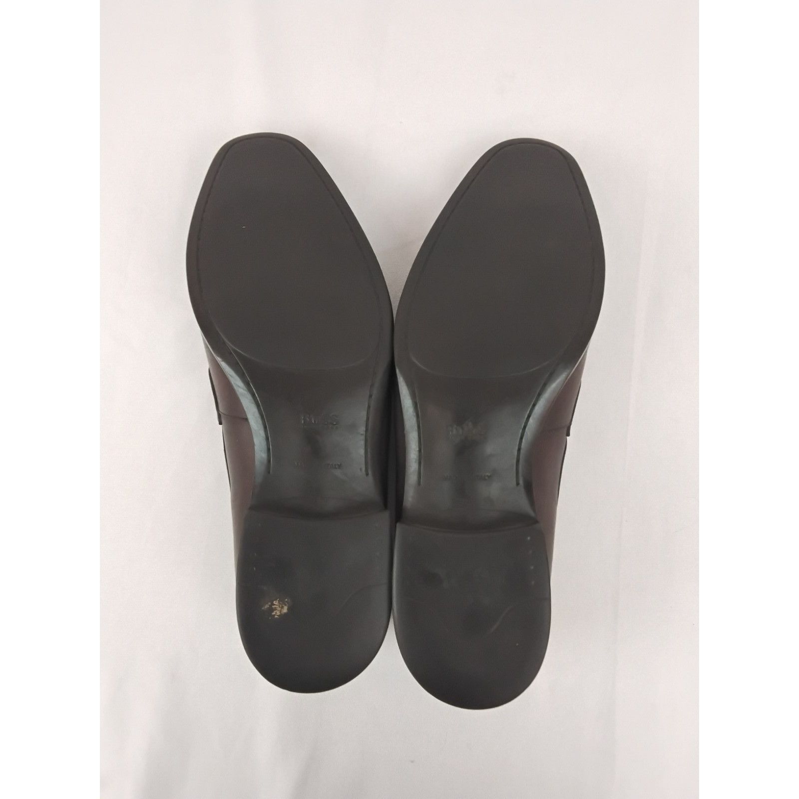 Hugo Boss Hugo Boss Dress Shoes Men's 9 Brown Leather Penny Loafer Size US 9 / EU 42 - 11 Thumbnail