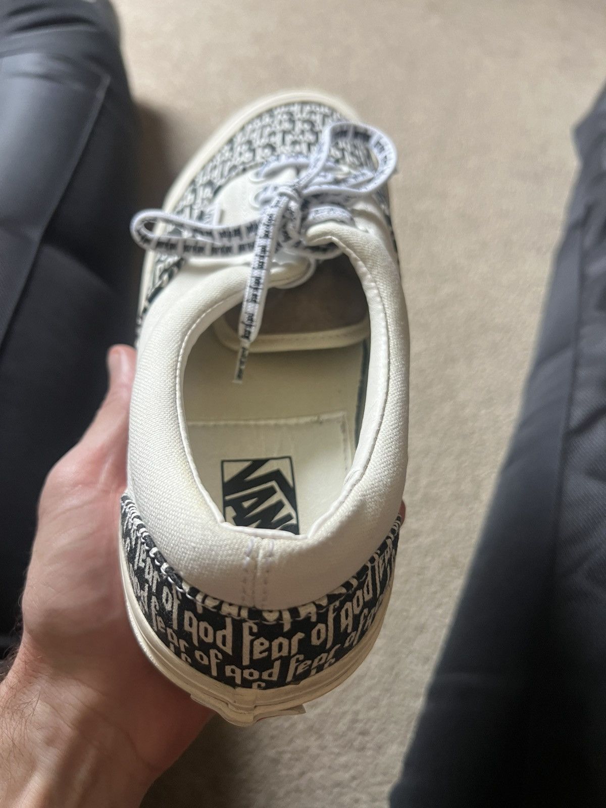 Fear of God × Vans Vans Fear of God Era 95 DX Marshmallow & Black size 10 Size US 10 / EU 43 - 13 Thumbnail