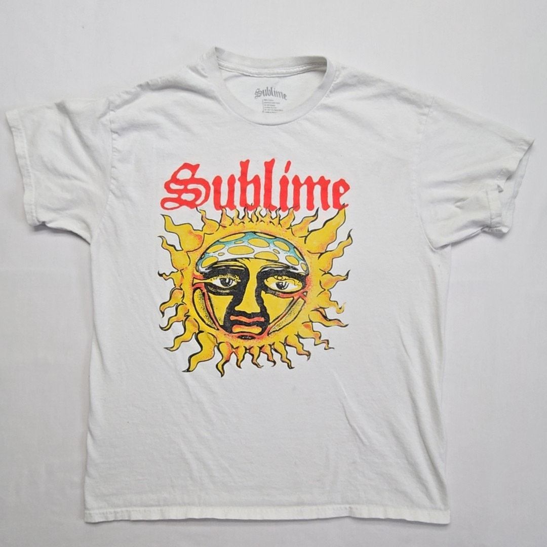 Sublime Sublime Sun Graphic Tee White Punk Band Large Mens T-Shirt Size US L / EU 52-54 / 3 - 1 Thumbnail