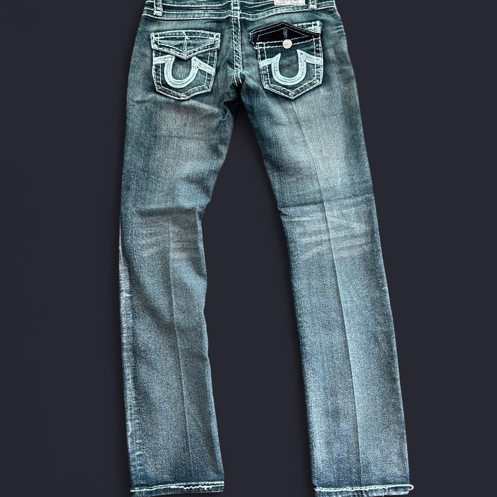 True Religion True religion gray blue jeans Size 29" - 2 Thumbnail
