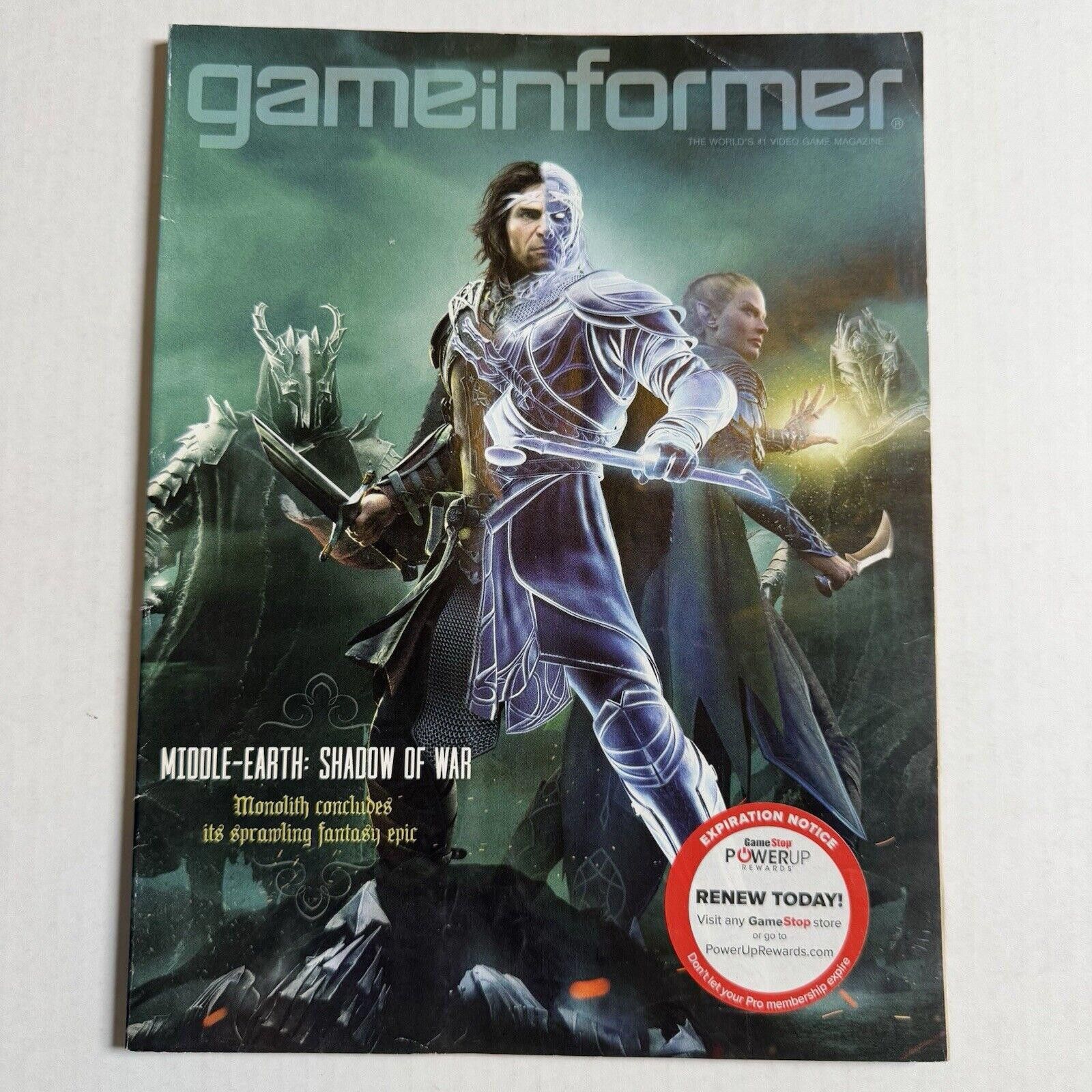 Designer Game Informer Issue #294 OCT 2017 MIDDLE EARTH OoP Hype Size ONE SIZE - 2 Thumbnail