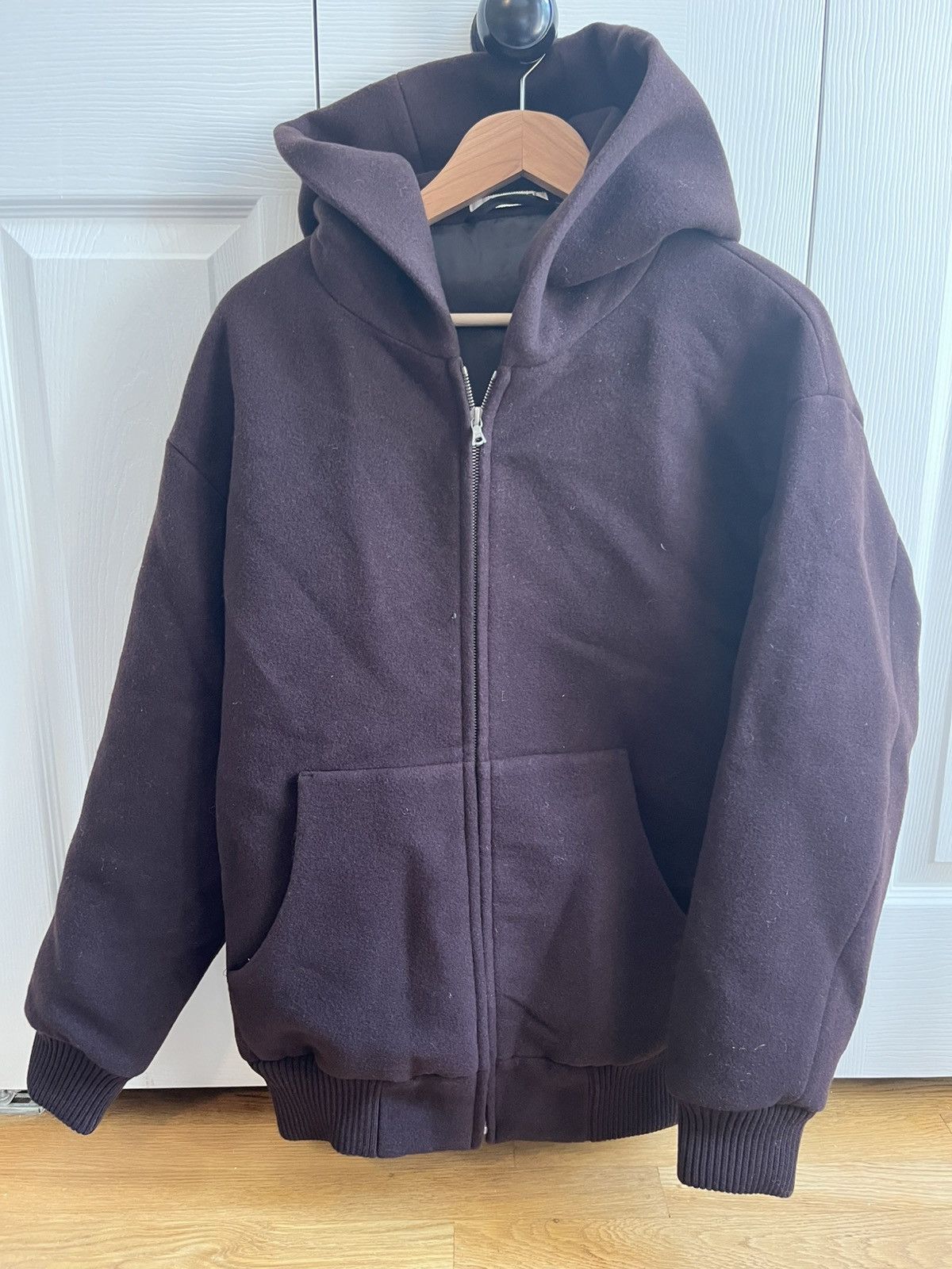 Auralee Auralee oversized wool pile hoodie Size US S / EU 44-46 / 1 - 1 Thumbnail