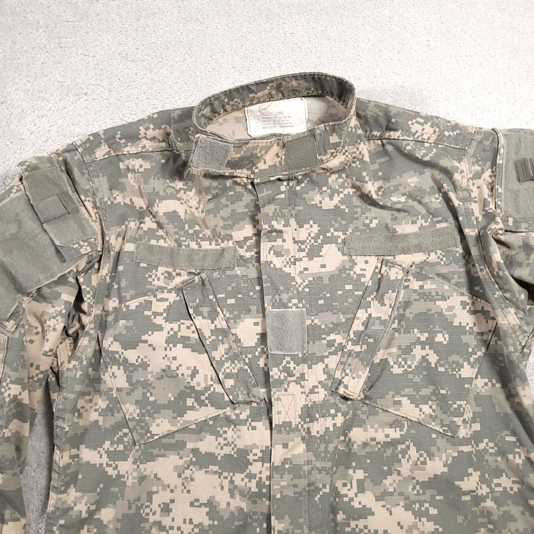 Vintage VINTAGE Military Official Army Combat Digital Camo Jacket Mens Long Size US M / EU 48-50 / 2 - 3 Thumbnail