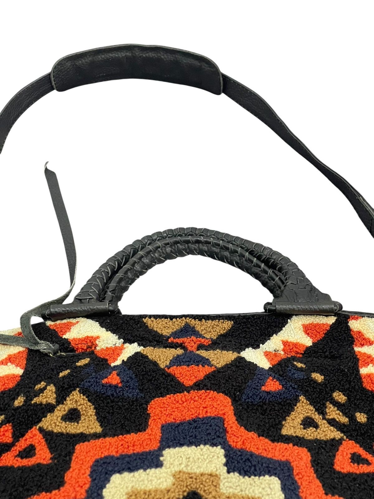 Japanese Brand Native Pile Leather Vtg Cleobella Tote Shoulder Bag 6🟩 Size ONE SIZE - 11 Thumbnail