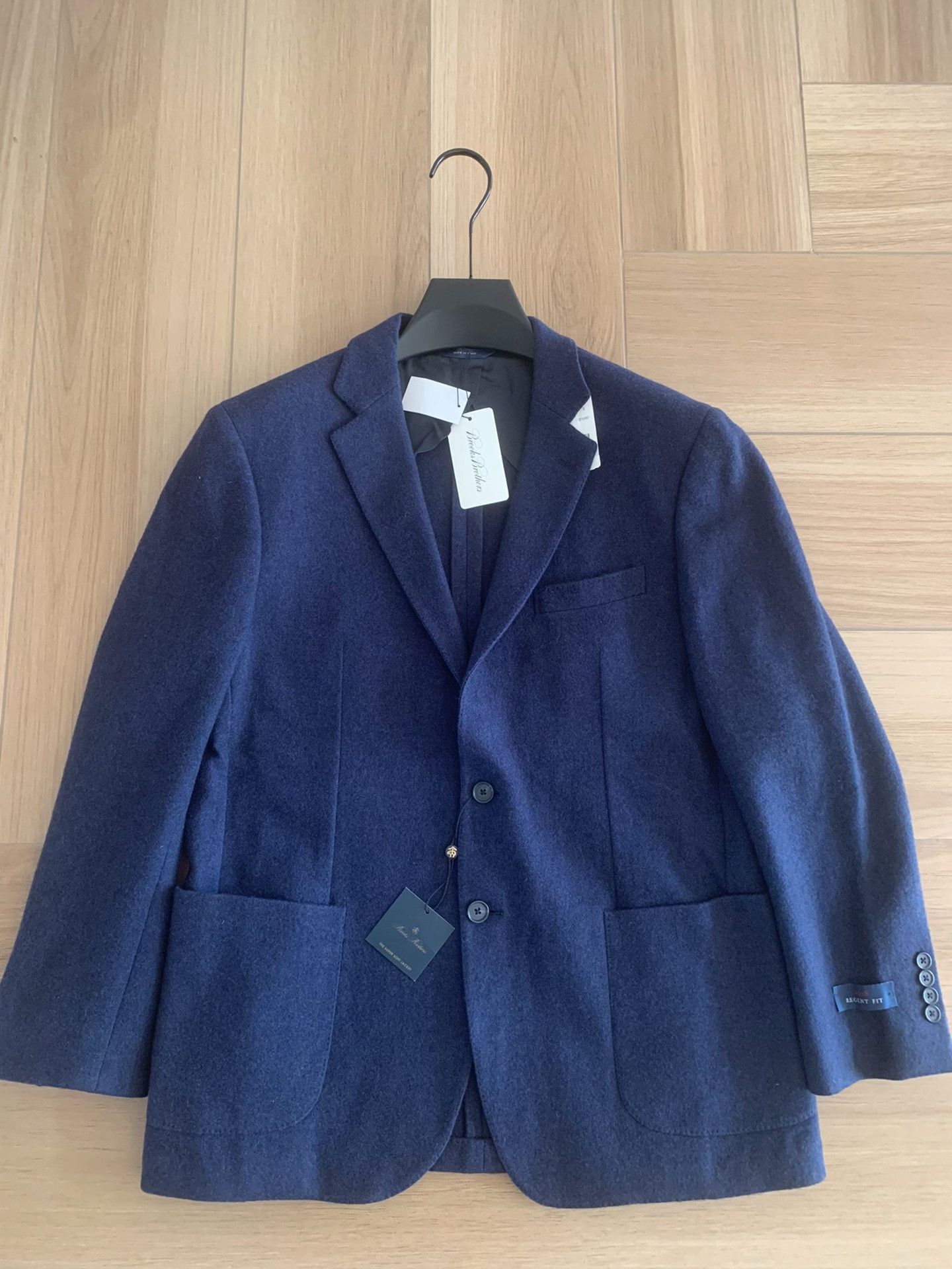 Brooks Brothers Brooks Brothers Men's Wool Suit Jacket Size US S / EU 44-46 / 1 - 1 Thumbnail
