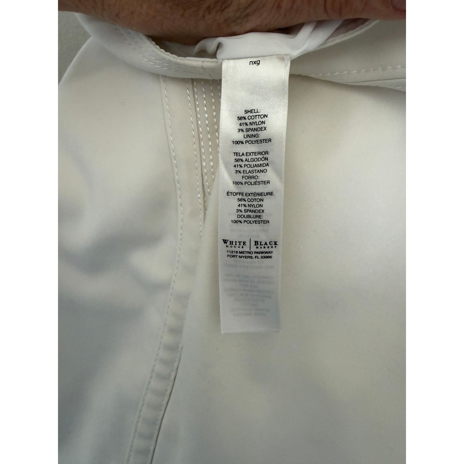 White House Black Market White House Black Market Cream Pencil Skirt \ Size 8indo Size 30" / US 8 / IT 44 - 5 Thumbnail