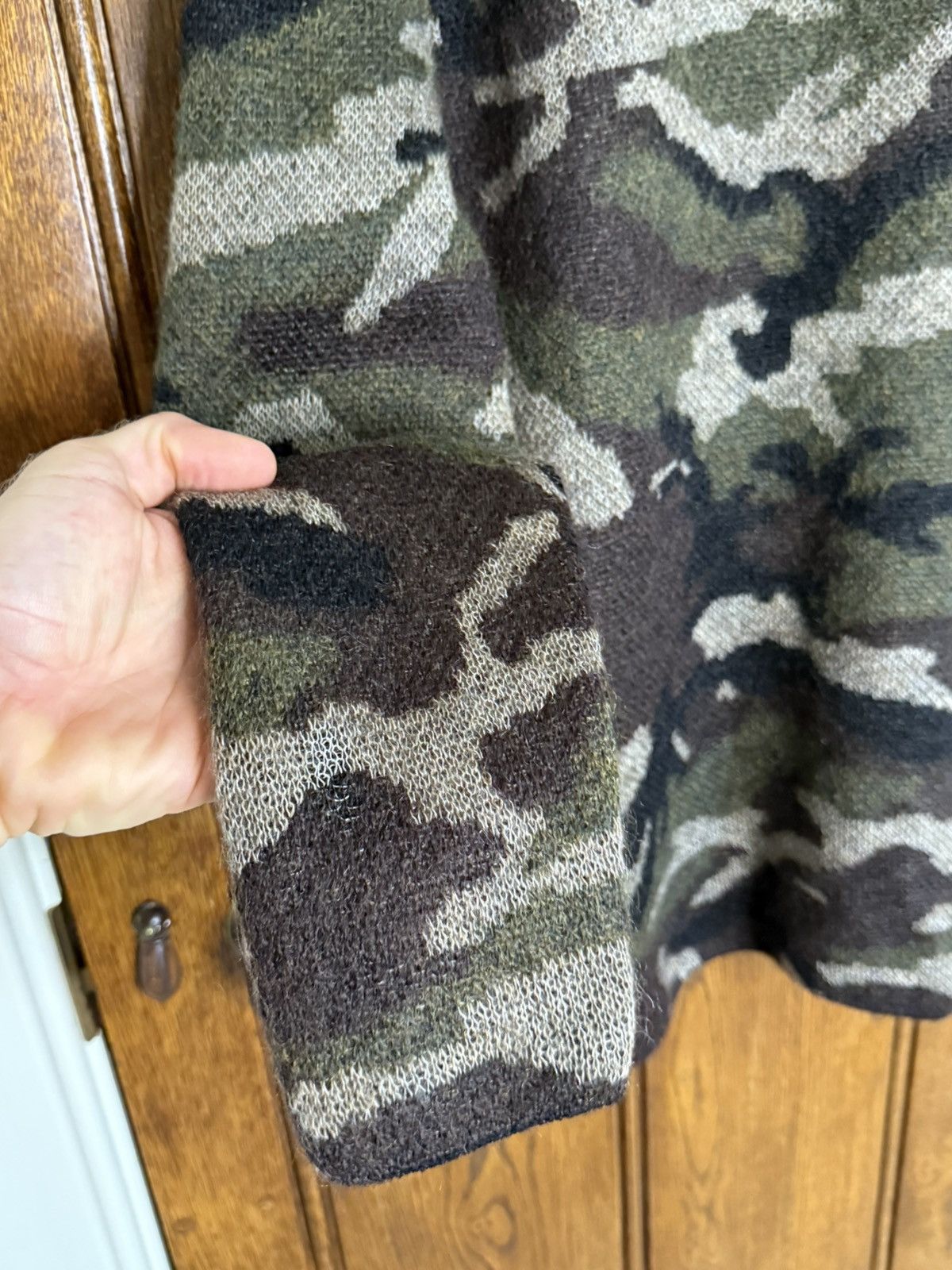Saint Laurent Paris SS15 Saint Laurent camo camouflage cardigan Hedi Psych Rock Size US S / EU 44-46 / 1 - 18 Thumbnail
