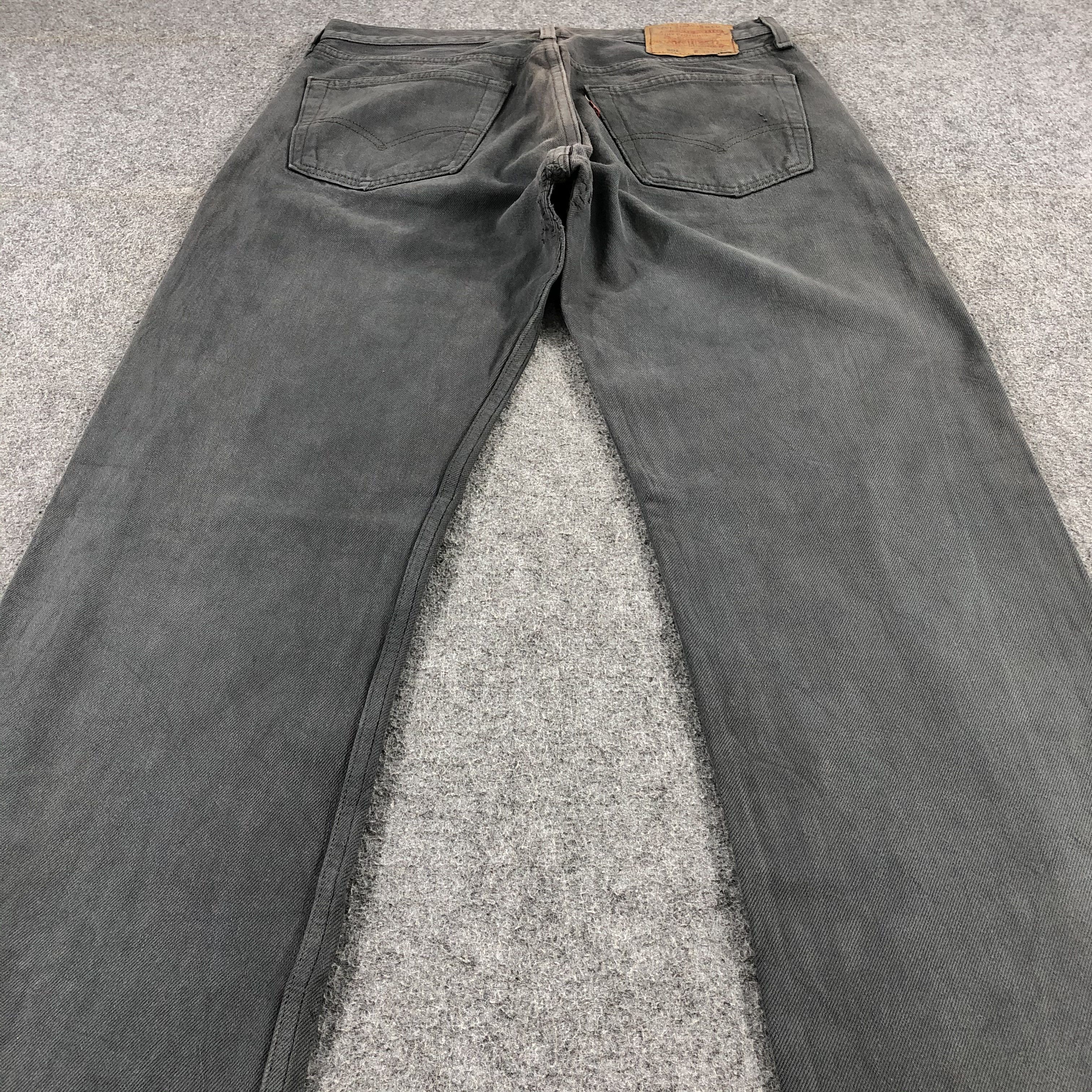 Levi's Vintage 90s Faded Black Levis 501 Jeans-JM1607 Size US 31 - 4 Thumbnail