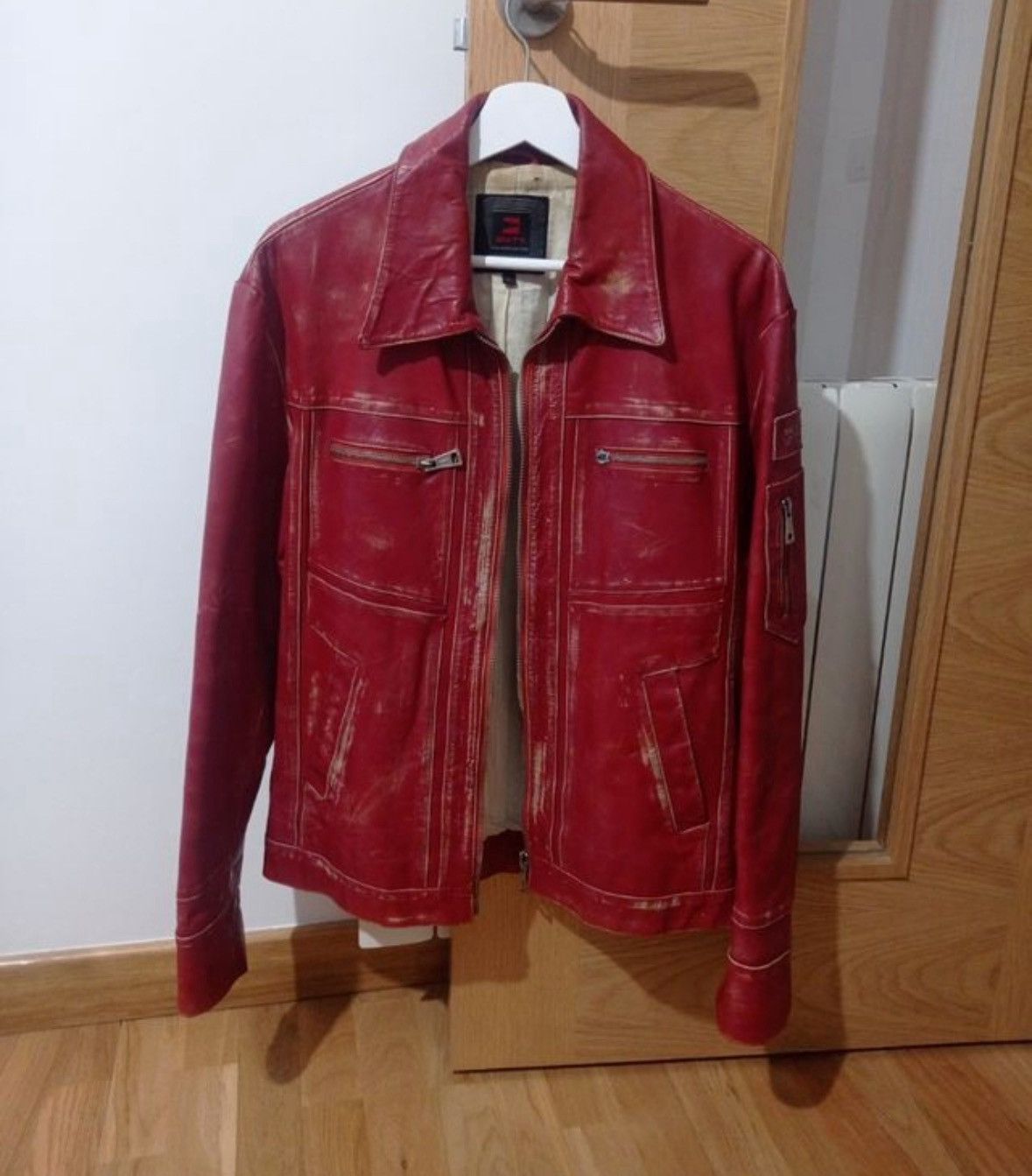 Miss Sixty Miss sixty red leather jacket L Size L / US 10 / IT 46 - 1 Thumbnail