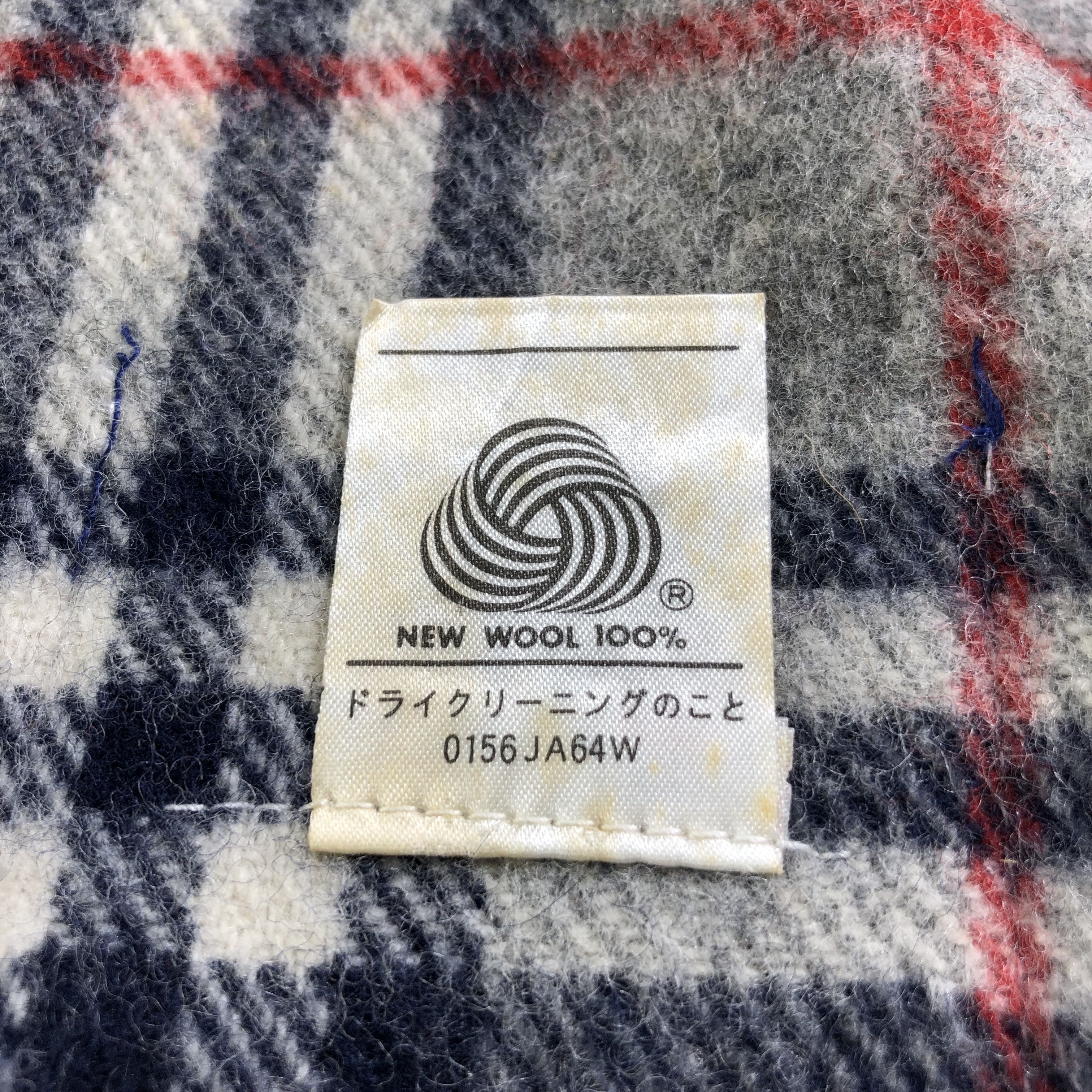 Burberry Burberrys Nova Check Grey Wool Blanket Scarf V2528 Size ONE SIZE - 6 Thumbnail