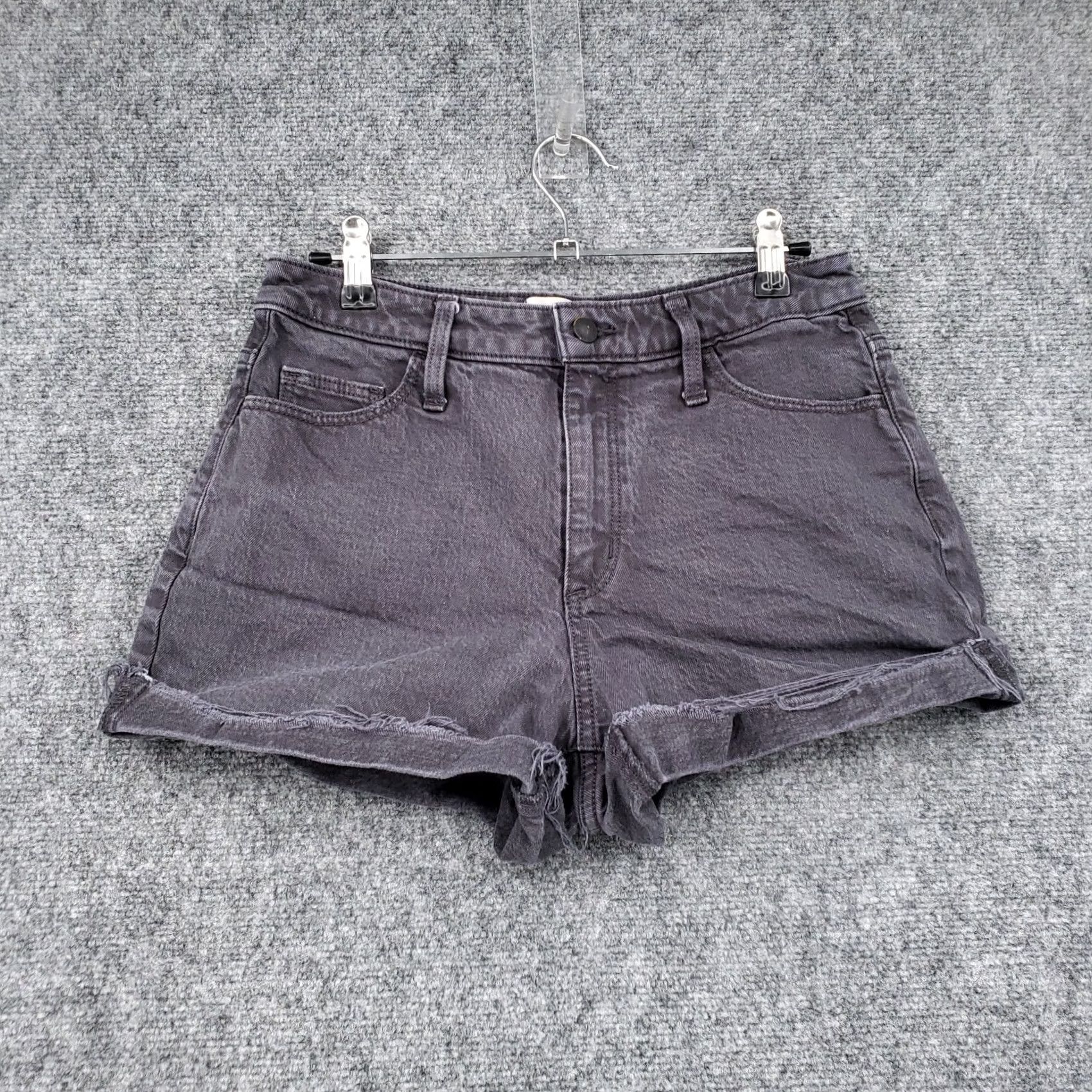 Vintage Universal Thread Shorts Womens 4/27 Blue Vintage Midi Cut Off Cuffed Mid Rise Size 27" / US 4 / IT 40 - 2 Thumbnail