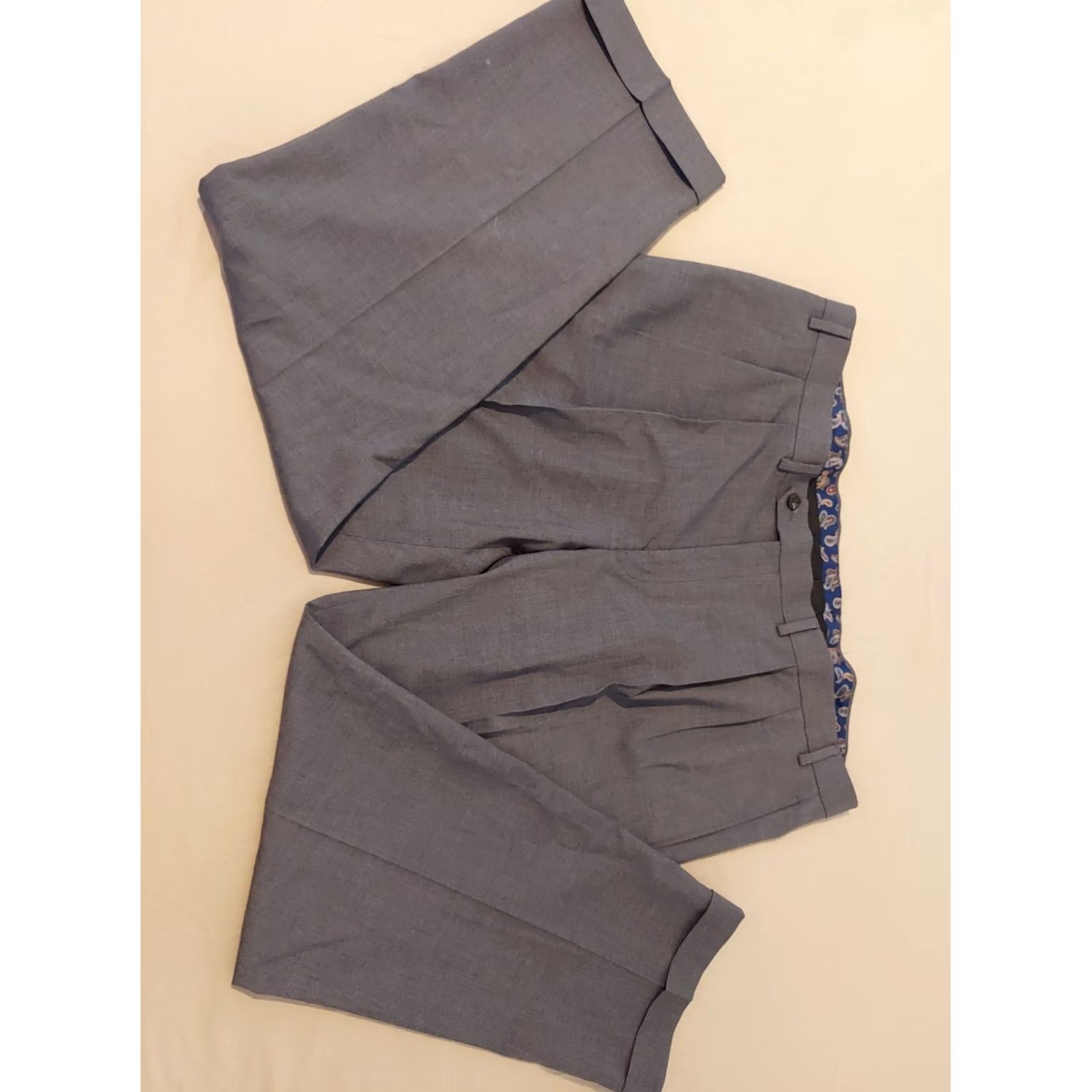 Polo Ralph Lauren Polo Ralph Lauren Mens Pants Dress Pants 42x30 Gray Khaki Chino Trousers Regular Size 42 30 Inseam Mens Size US XL / EU 56 / 4 - 3 Thumbnail