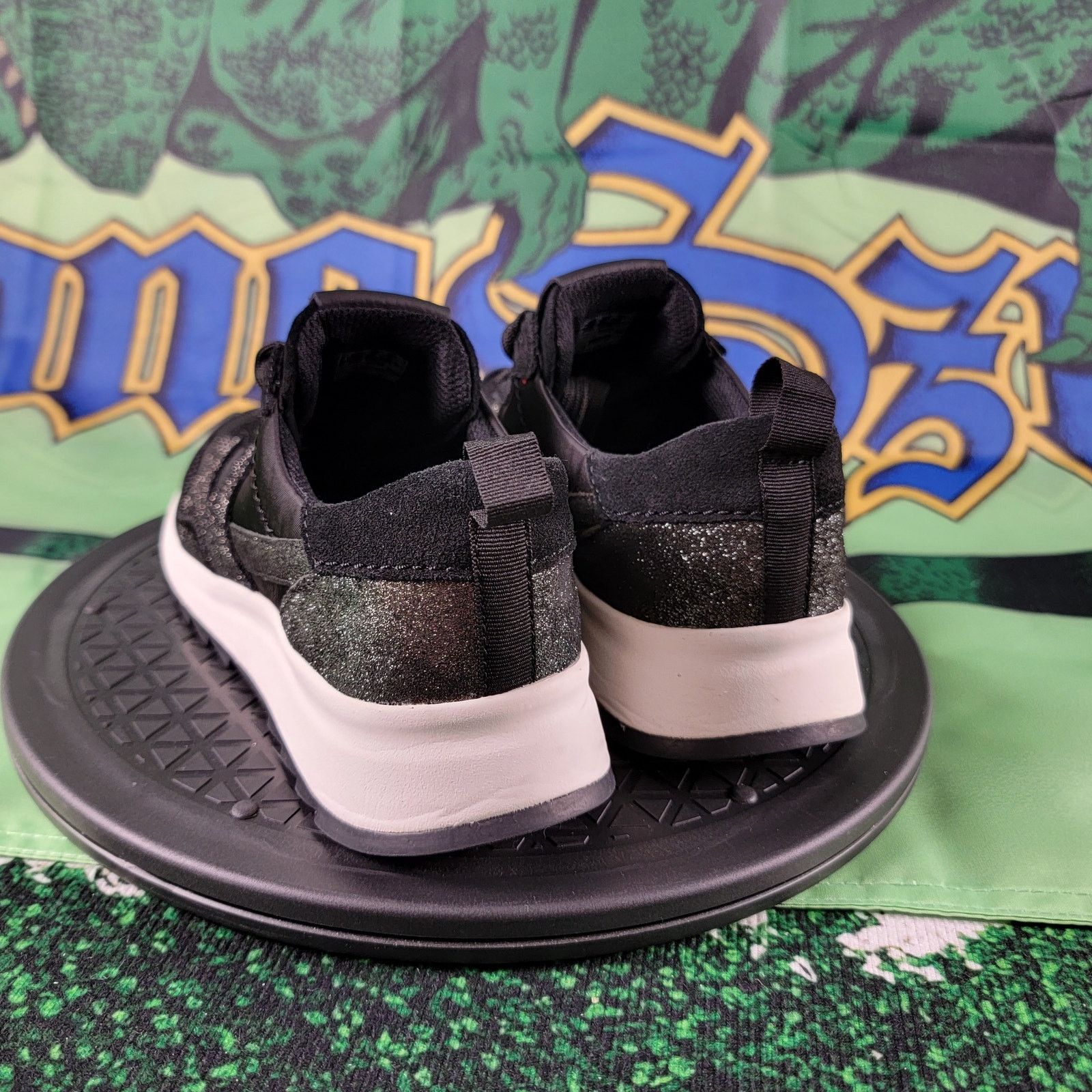 Clarks Clarks Womens Dashlite Jazz Sneakers Black Sz 7W Size US 7 / IT 37 - 2 Thumbnail