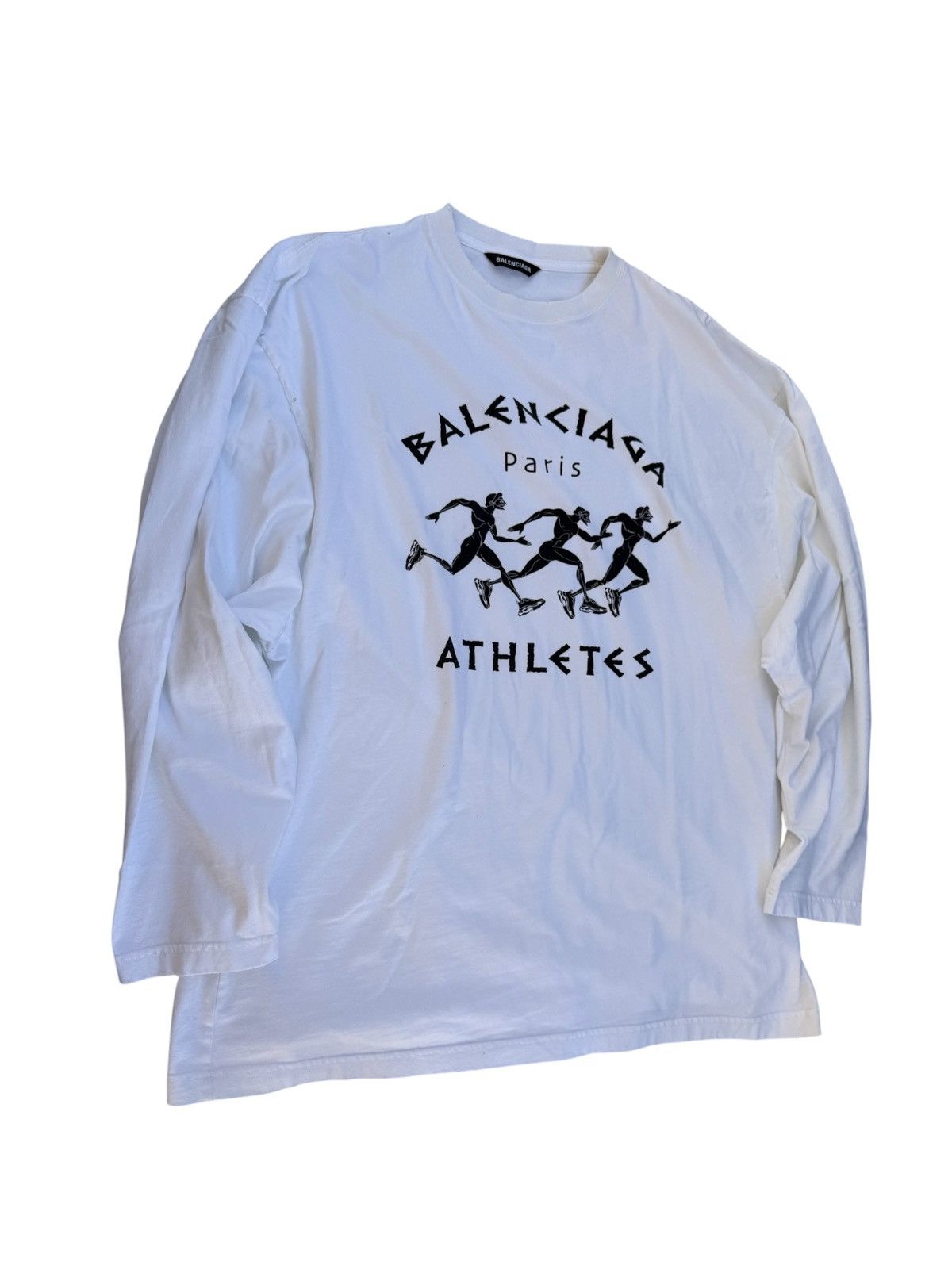 Balenciaga Balenciaga athletes Longsleeve white Size US XL / EU 56 / 4 - 4 Thumbnail